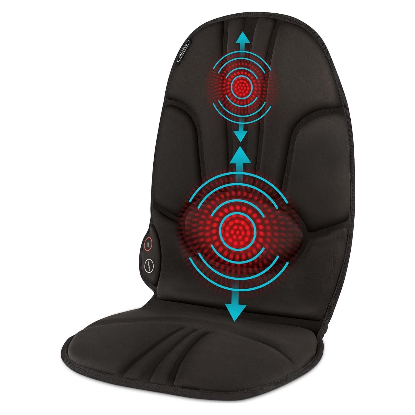 Cojín de Masaje de Espalda Portátil Homedics VC-110H-BK con Calor