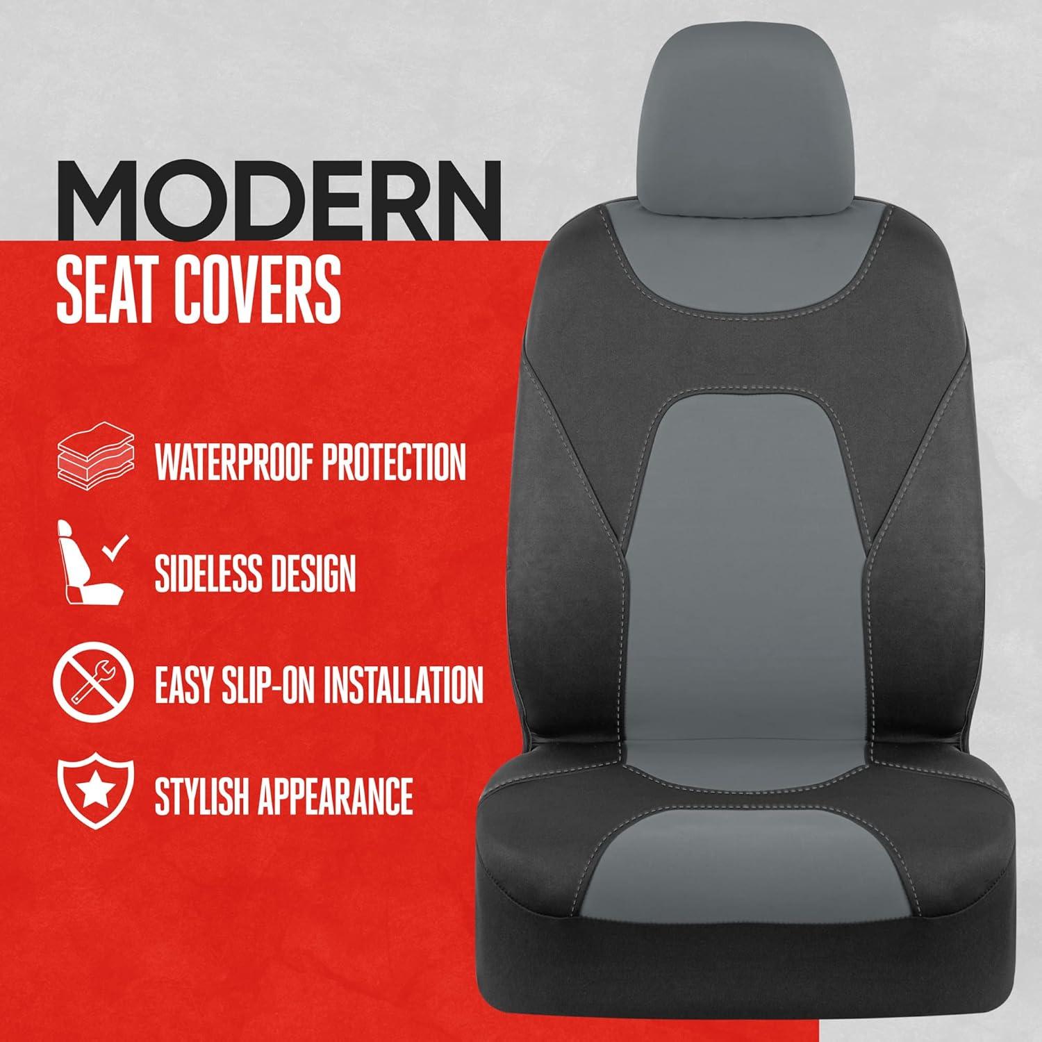 Cubiertas de Asiento Delantero Impermeables Motor Trend AquaShield
