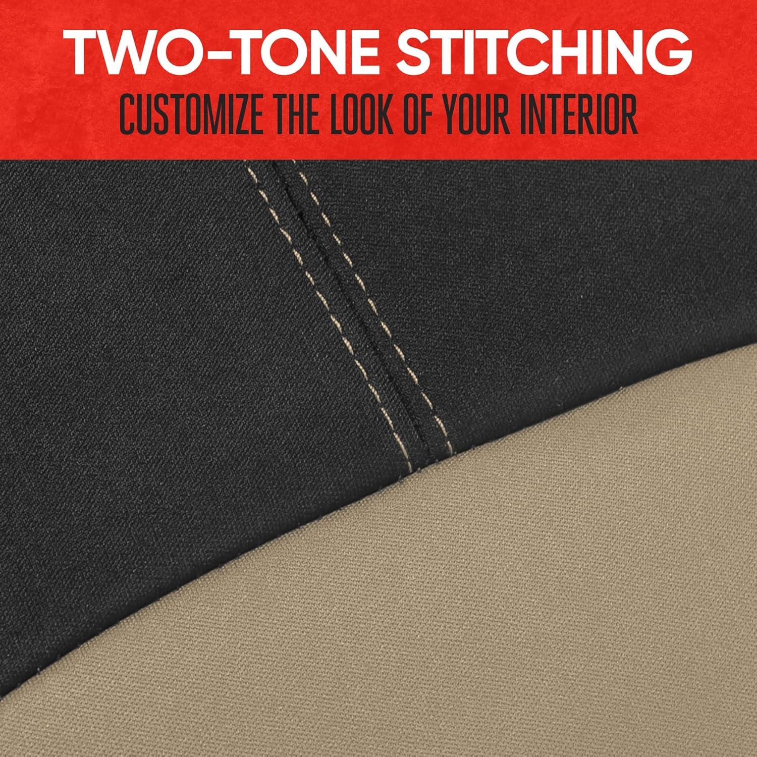 Cubiertas de Asiento Impermeables Motor Trend Beige Neopreno