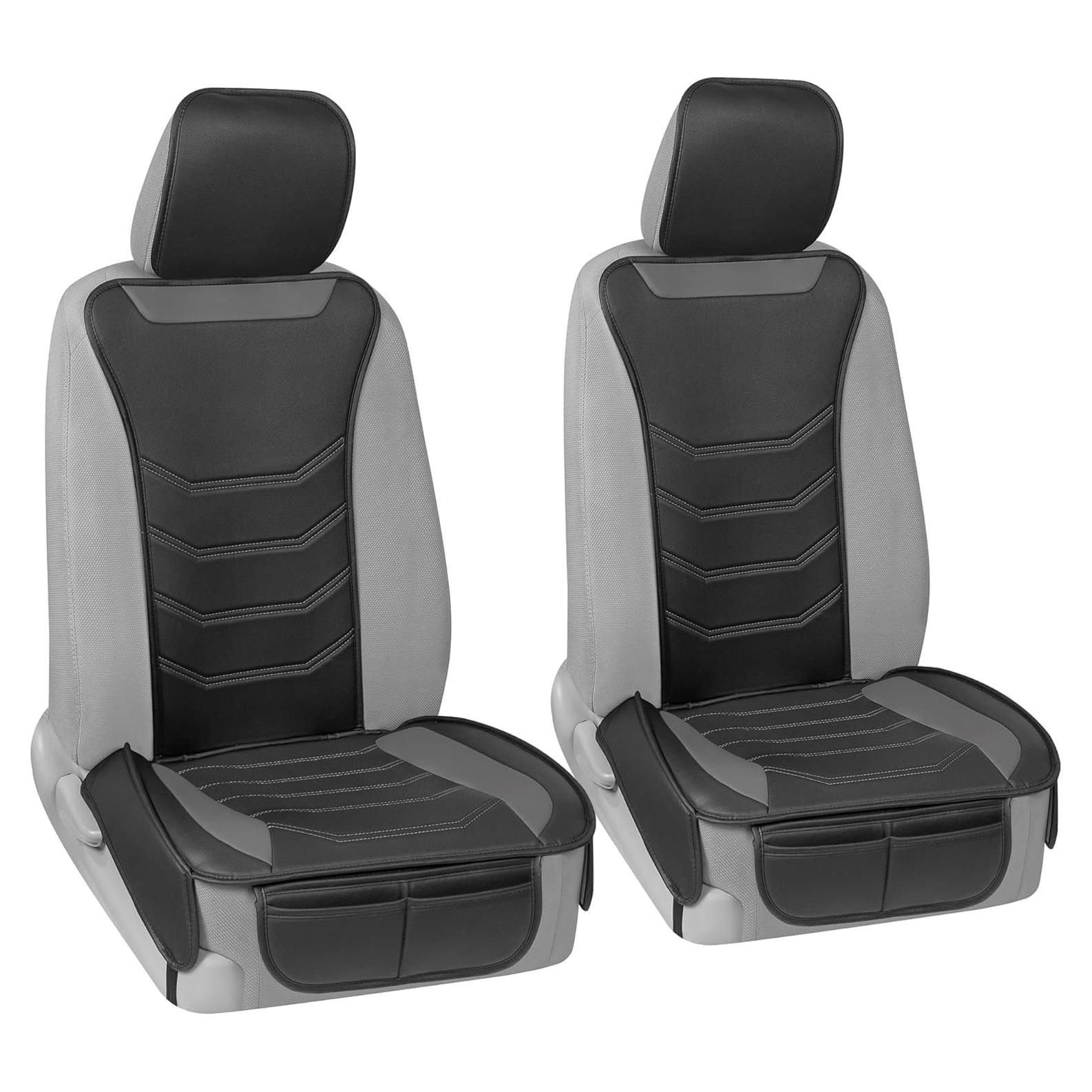 Cubiertas de Asiento LuxeFit Motor Trend - Ajuste Universal Gris