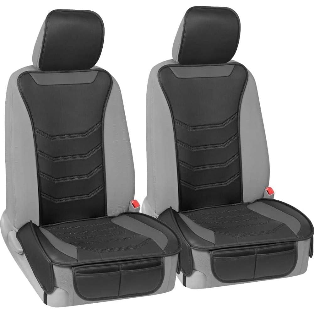 Cubiertas de Asiento LuxeFit Motor Trend - Ajuste Universal Gris