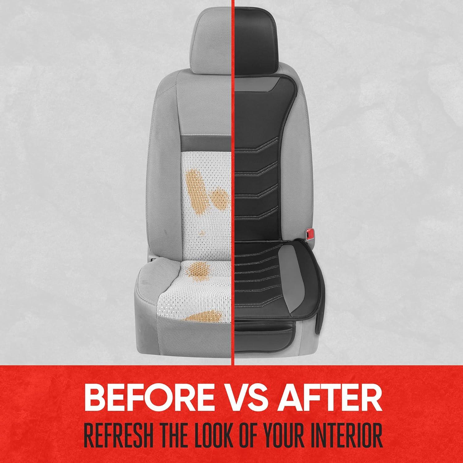 Cubiertas de Asiento LuxeFit Motor Trend - Ajuste Universal Gris