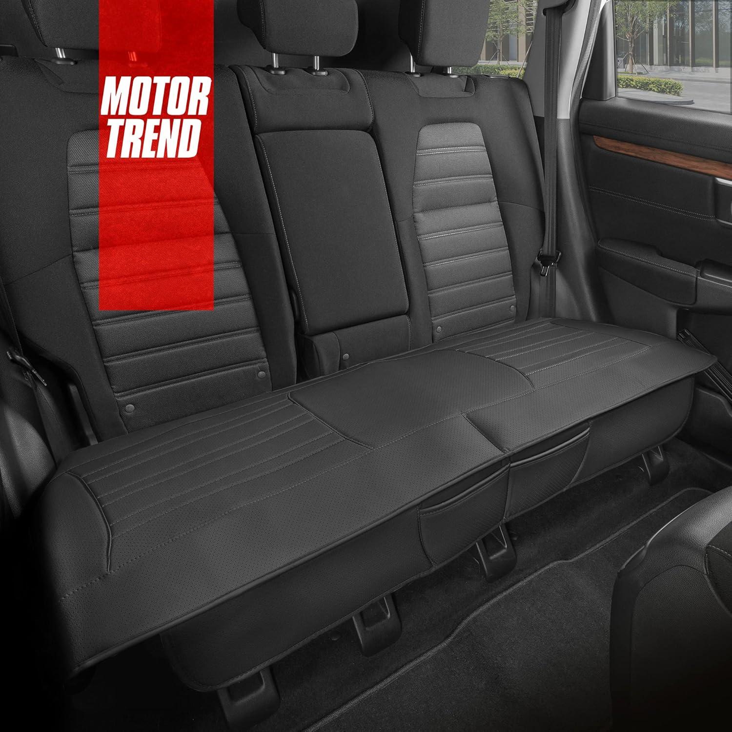Cubierta de Asiento Trasero Acolchada Motor Trend MTSC-421 Negra