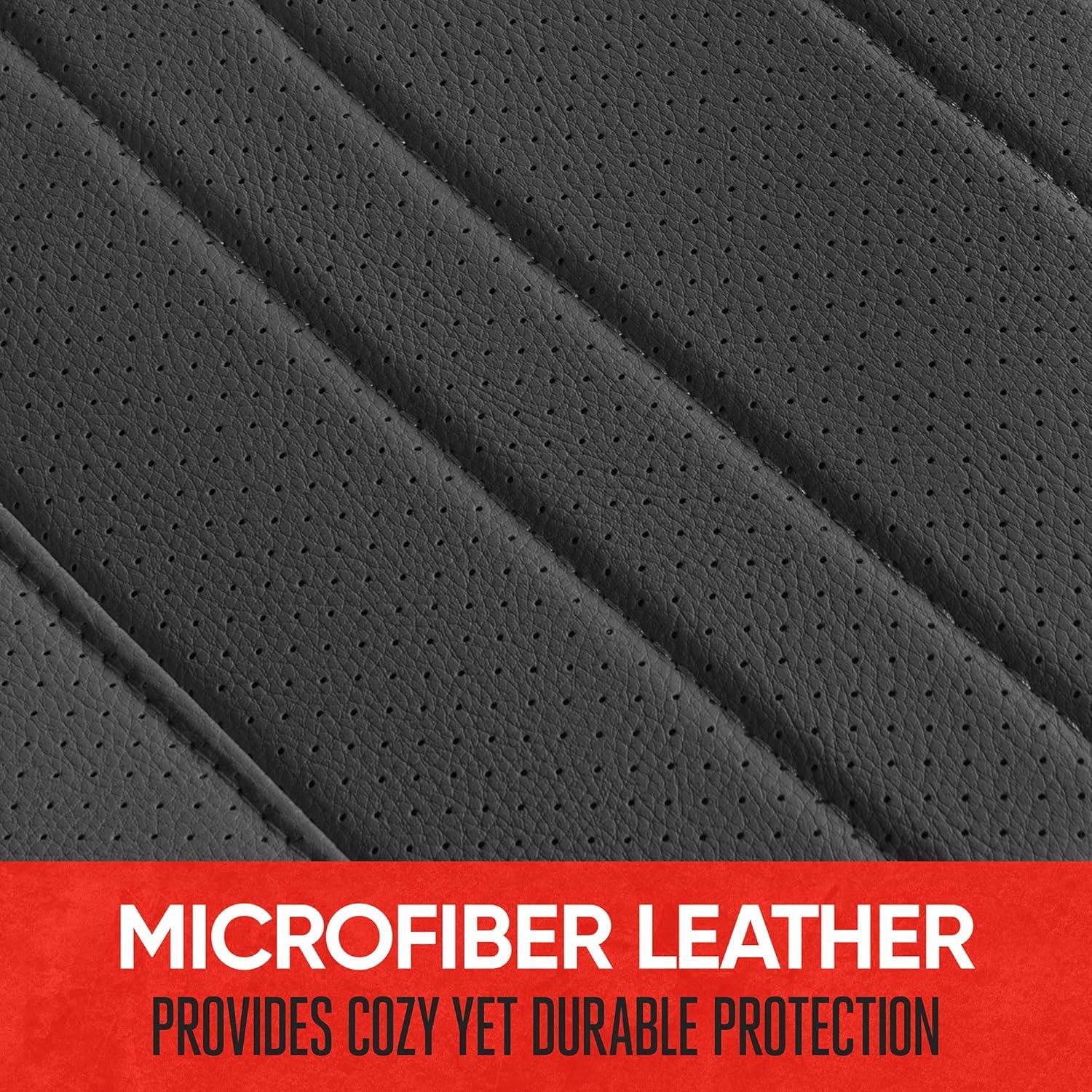 Cubierta de Asiento Trasero Acolchada Motor Trend MTSC-421 Negra