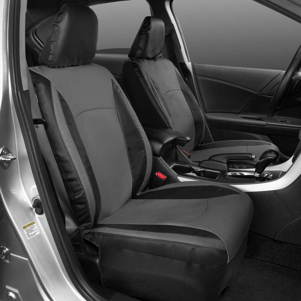 Cubiertas de Asiento Delantero Motor Trend Snake Eyes Gris PU