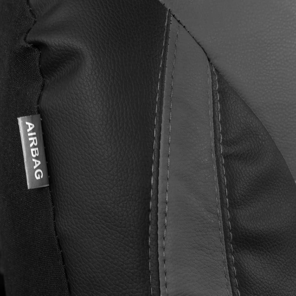 Cubiertas de Asiento Delantero Motor Trend Snake Eyes Gris PU