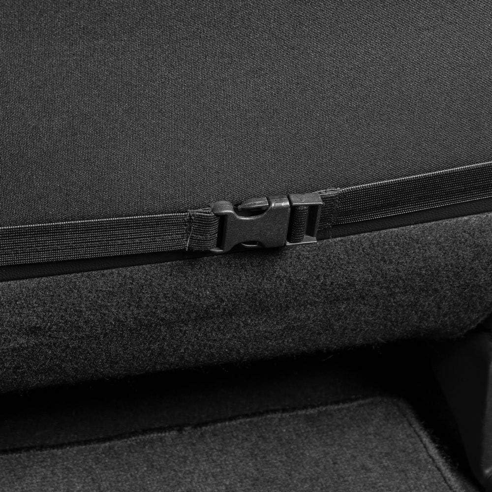 Cubiertas de Asiento de Coche Motor Trend Cruzado Acolchado Negro