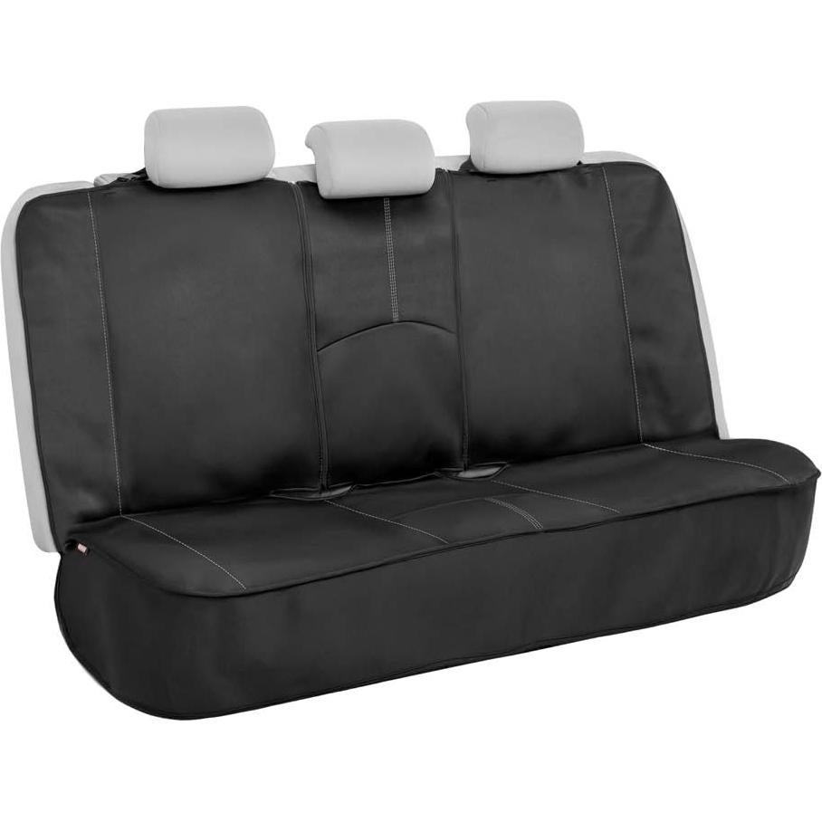 Cubiertas de Asiento Impermeables Motor Trend SpillGuard - Ajuste Universal, Costura Gris