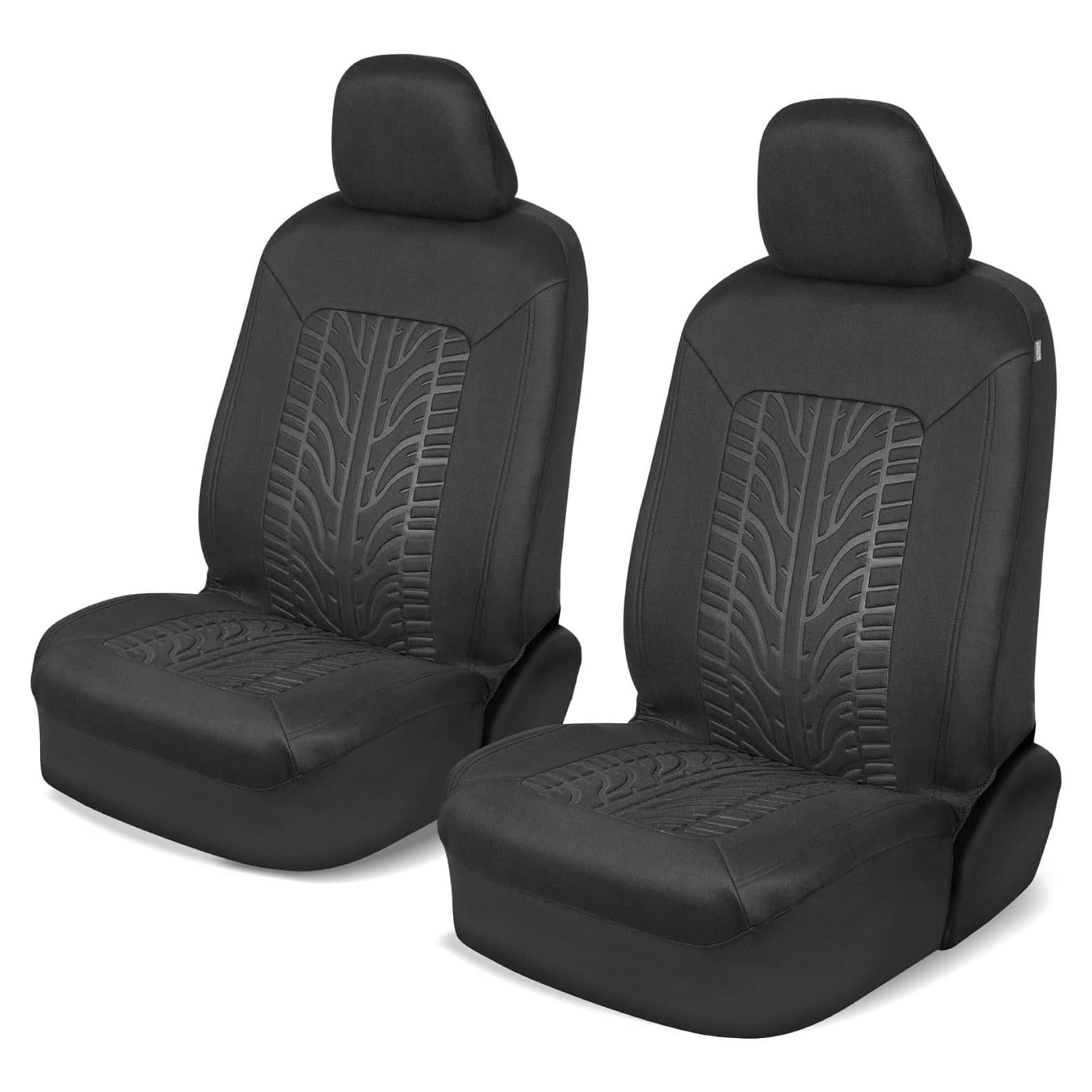 Cubiertas de Asiento Motor Trend MTSC-6104 Negras Paquete de 2