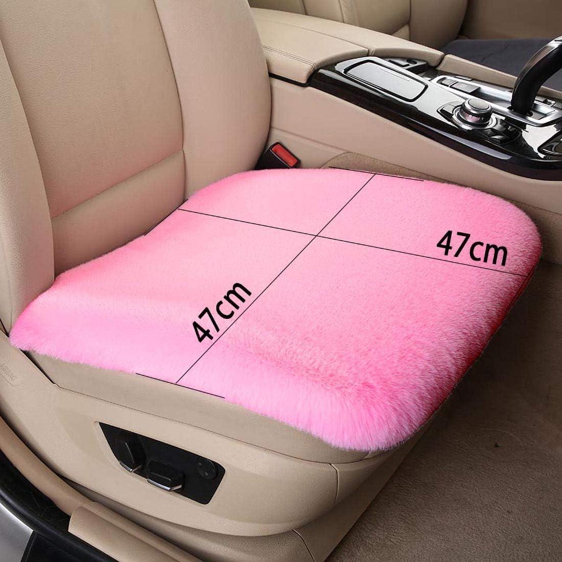 Cojín de Asiento de Coche ACDIAC Rosa Universal de Piel Sintética