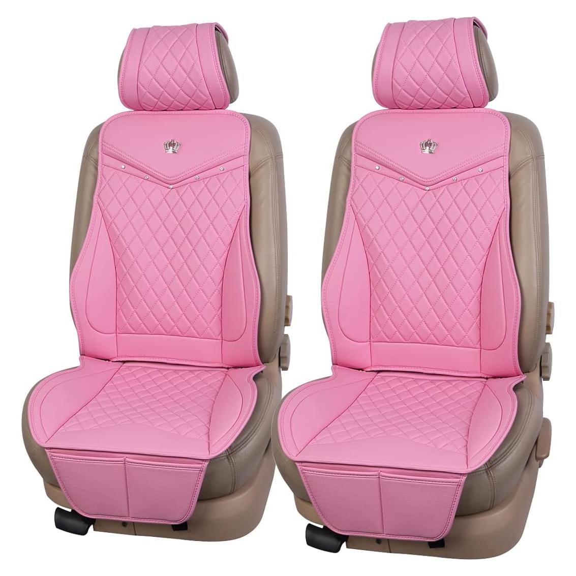Cubiertas de Asiento de Coche Flying Banner Rosa 2 Piezas