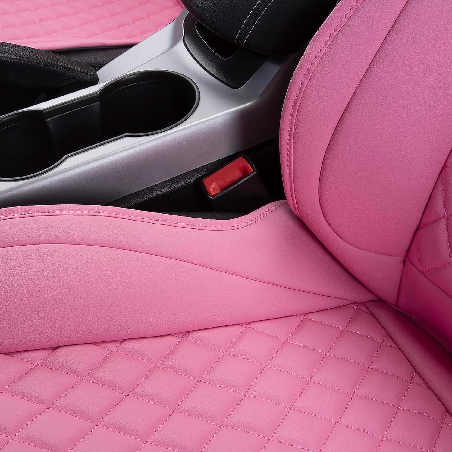 Cubiertas de Asiento de Coche Flying Banner Rosa 2 Piezas