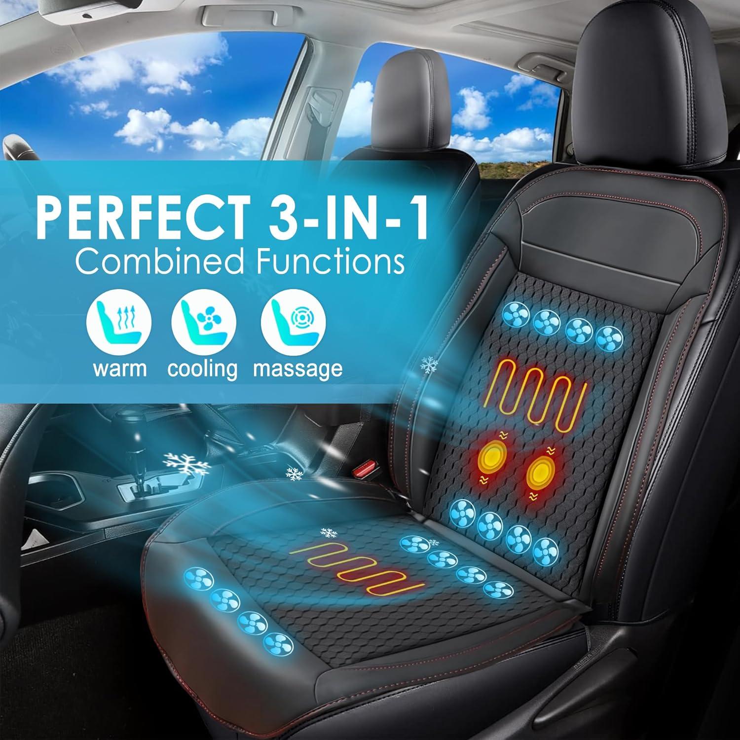 Funda de Asiento Refrigerada Fochutech 12V con Masaje