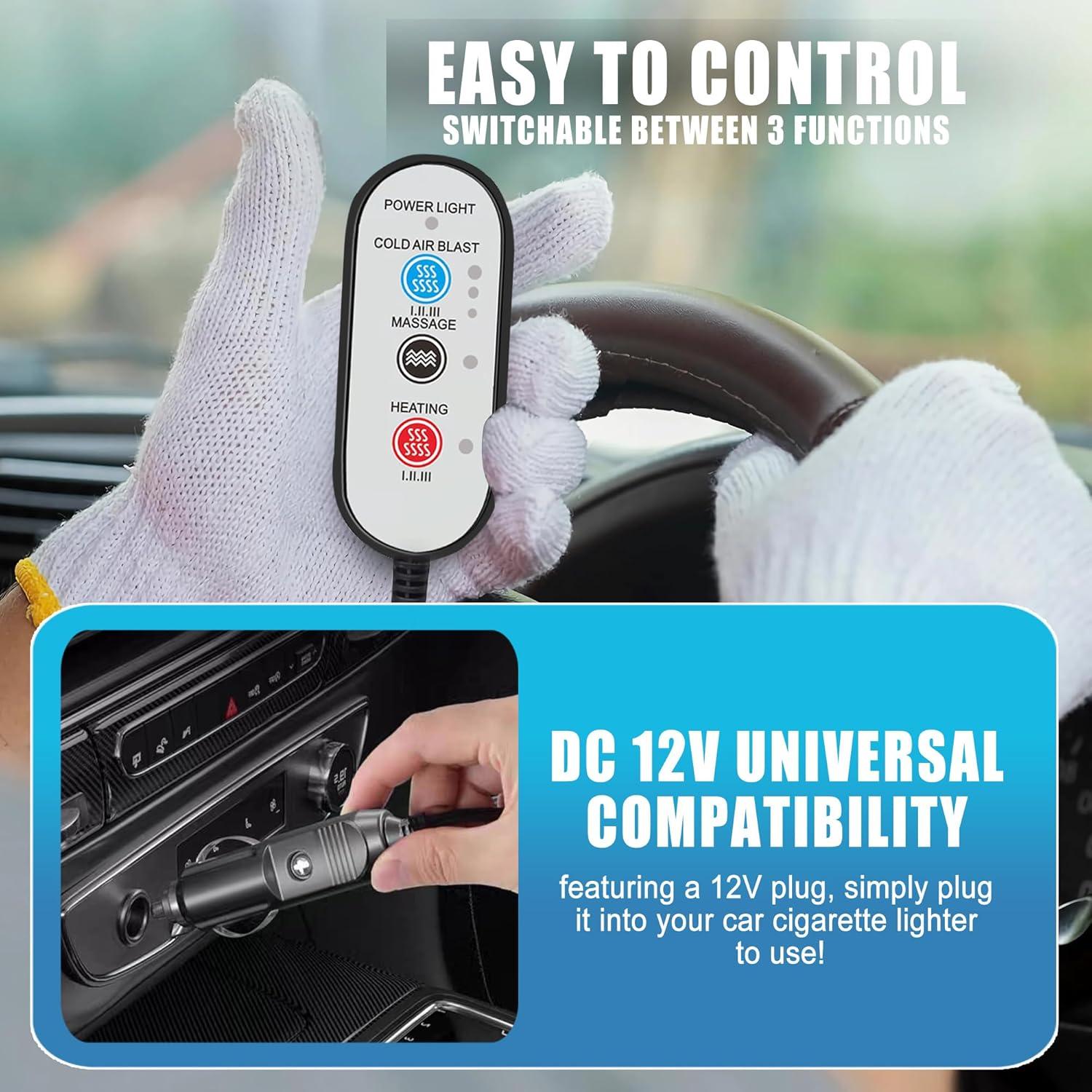 Funda de Asiento Refrigerada Fochutech 12V con Masaje