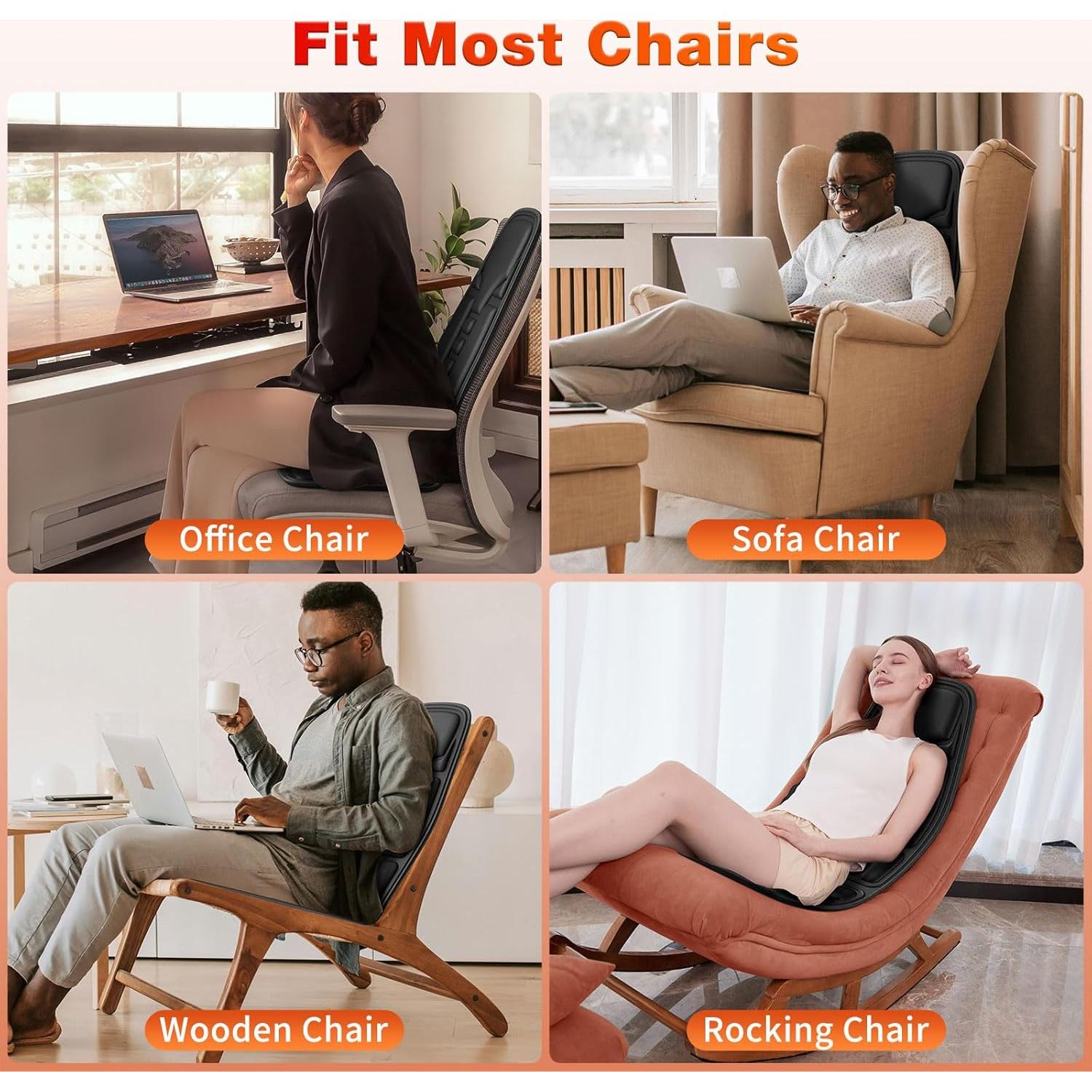 Masajeador de Espalda Sotion HY-6009 con Calor y Vibración