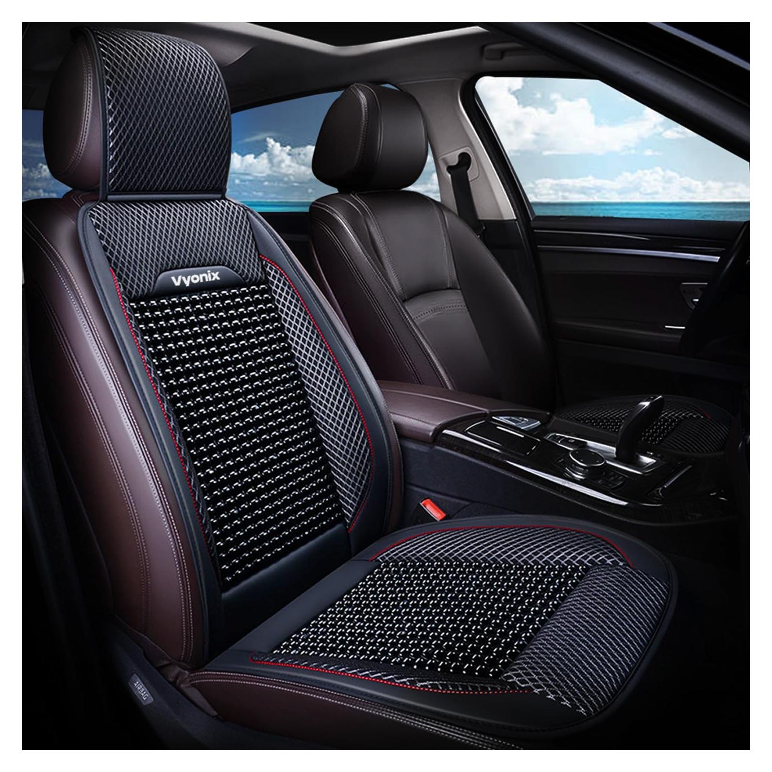 Cubierta de Asiento de Cuentas Vyonix Comfort MAX - Negro