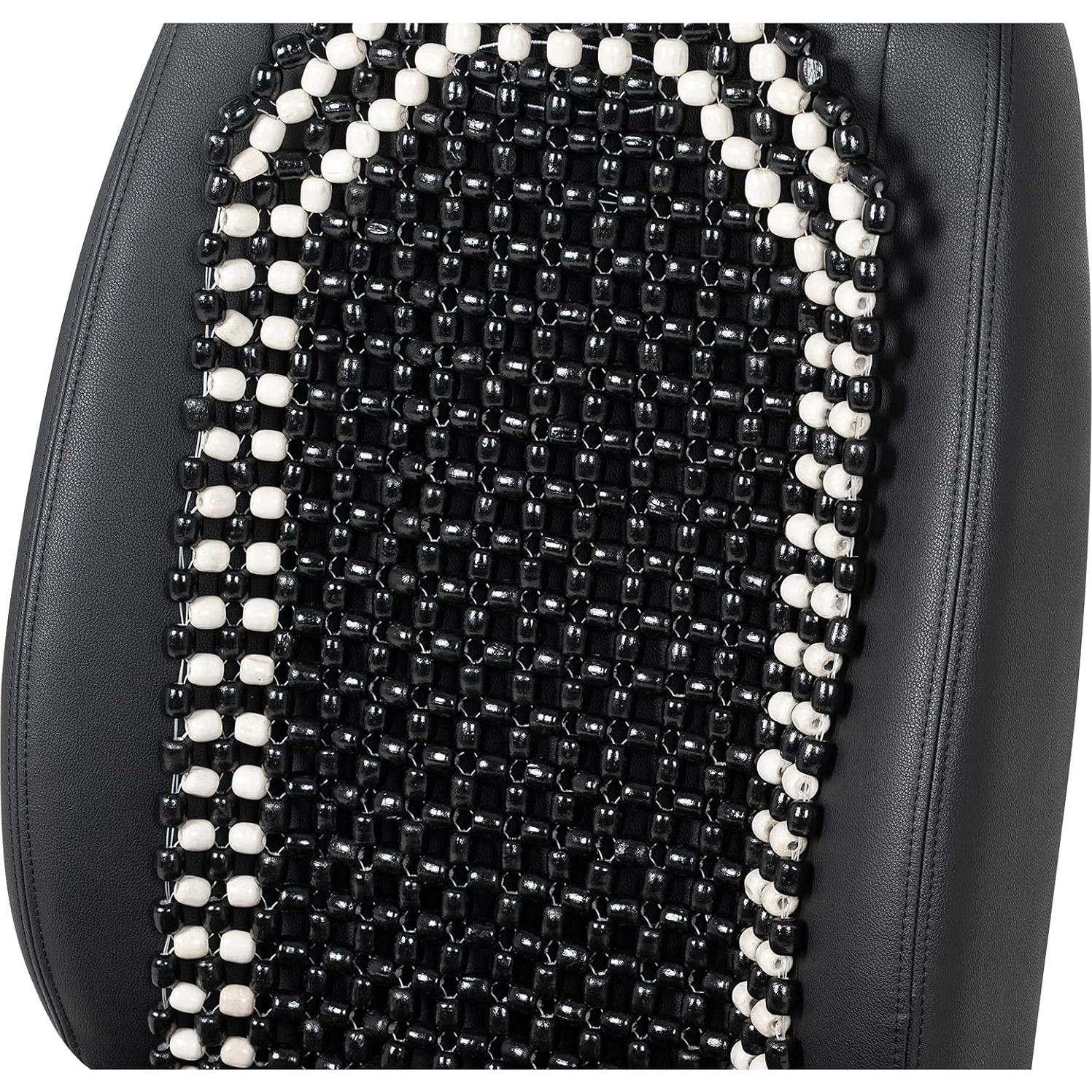 Funda de Asiento de Madera con Perlas de Masaje Road Comforts