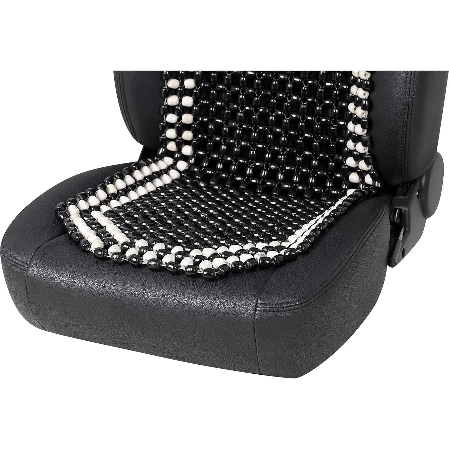 Funda de Asiento de Madera con Perlas de Masaje Road Comforts