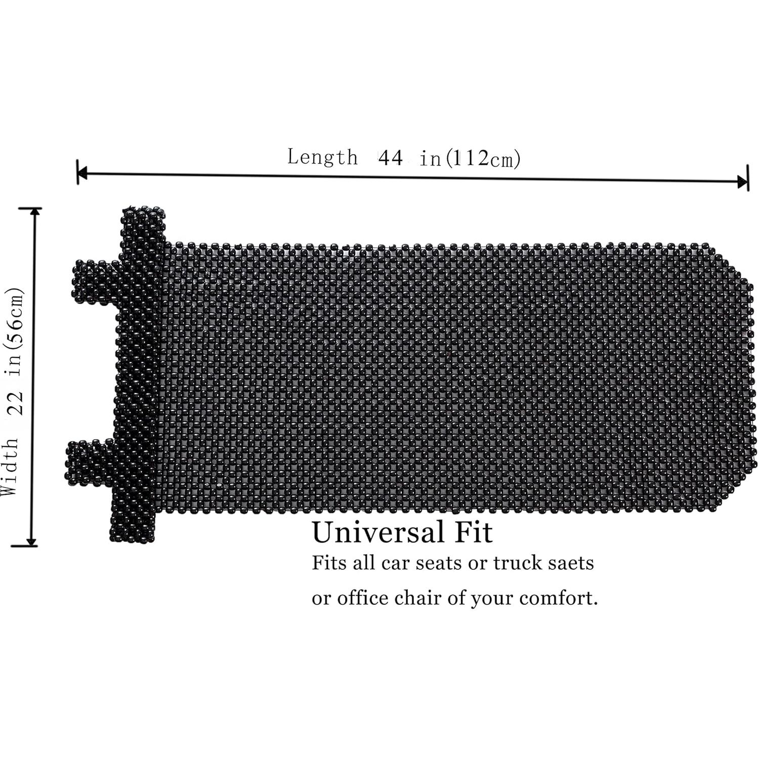 Cubierta de Asiento de Coche KENNISI con Cuentas Naturales 56x112cm