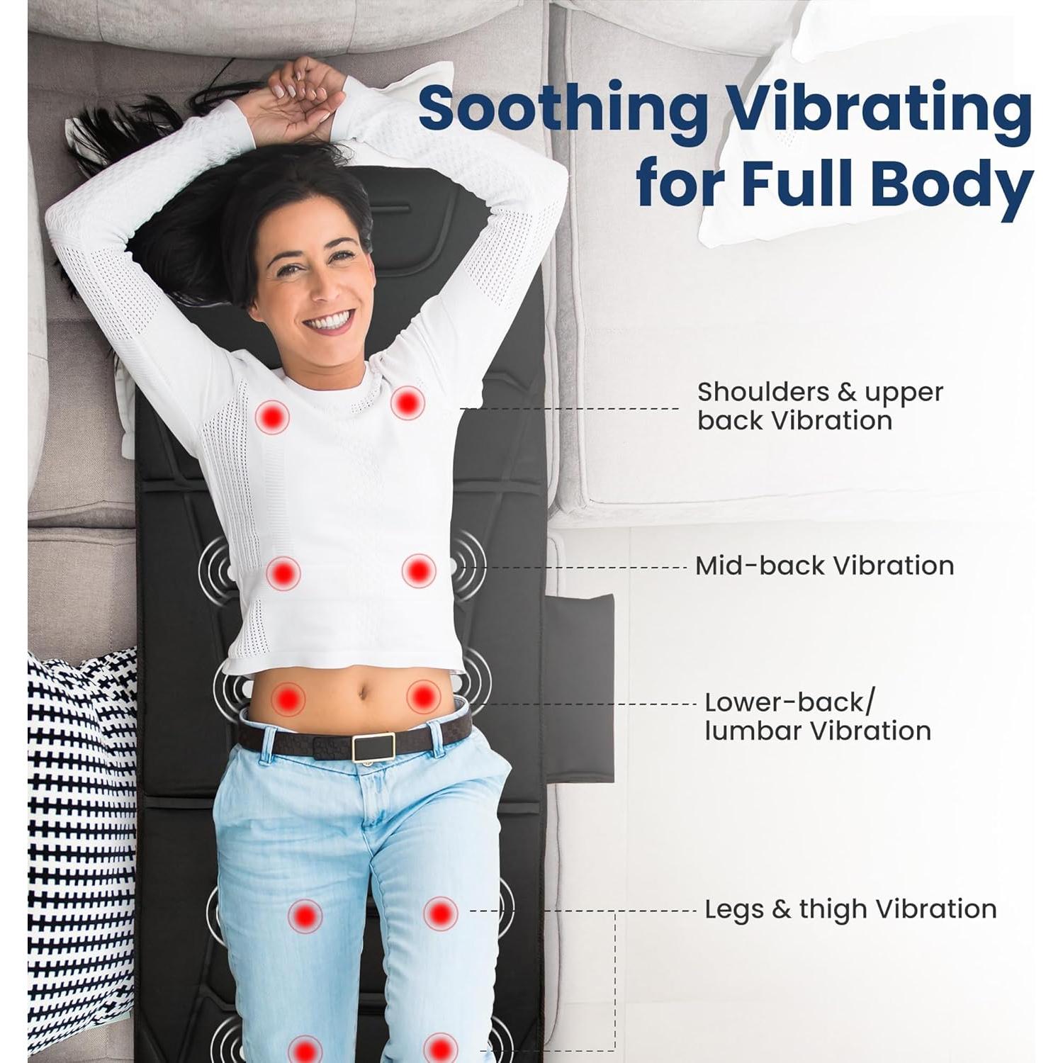 Almohadilla de Masaje Vibrante COMFIER CF-3401 10 Motores