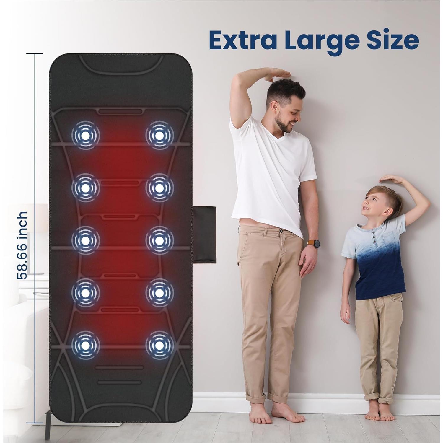 Almohadilla de Masaje Vibrante COMFIER CF-3401 10 Motores