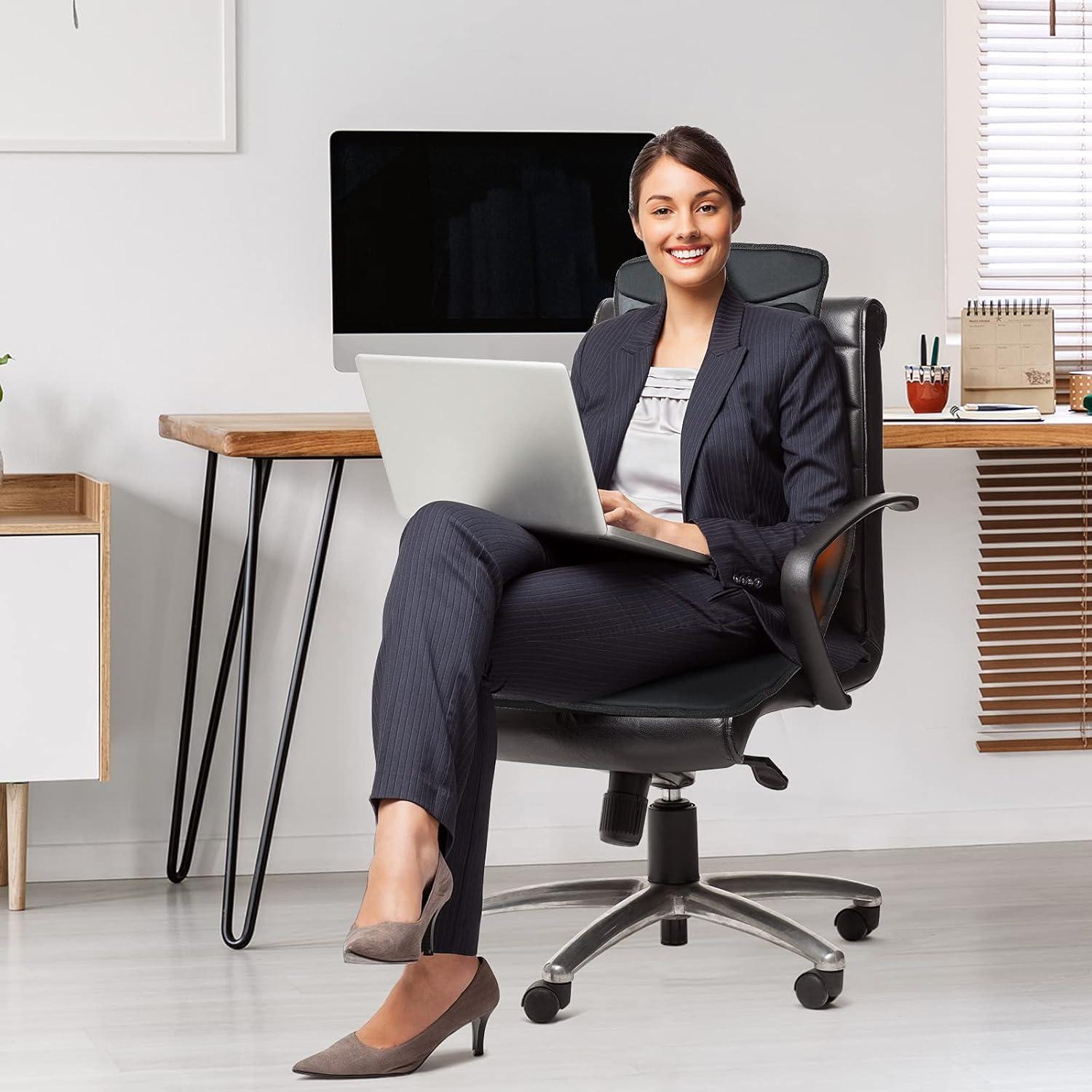 Almohadilla de Masaje Giantex con Calor y Vibración 10 Áreas