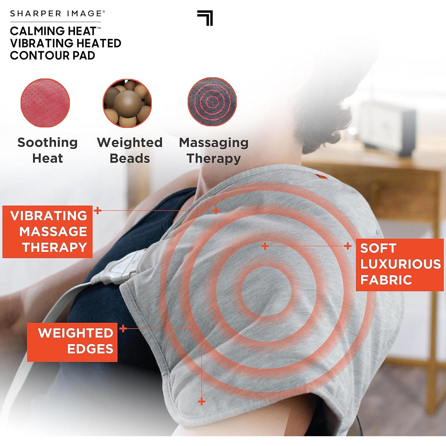 Almohadilla Térmica Vibrante Sharper Image 36.83x36.83cm 12 Configuraciones