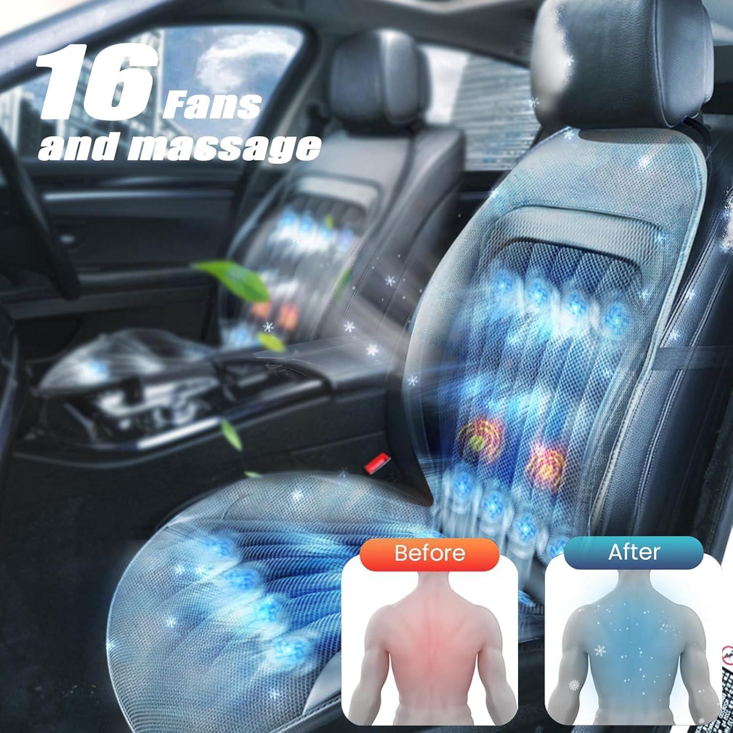 Almohadilla Enfriadora de Asiento VLFLG Ajuste Universal 12V