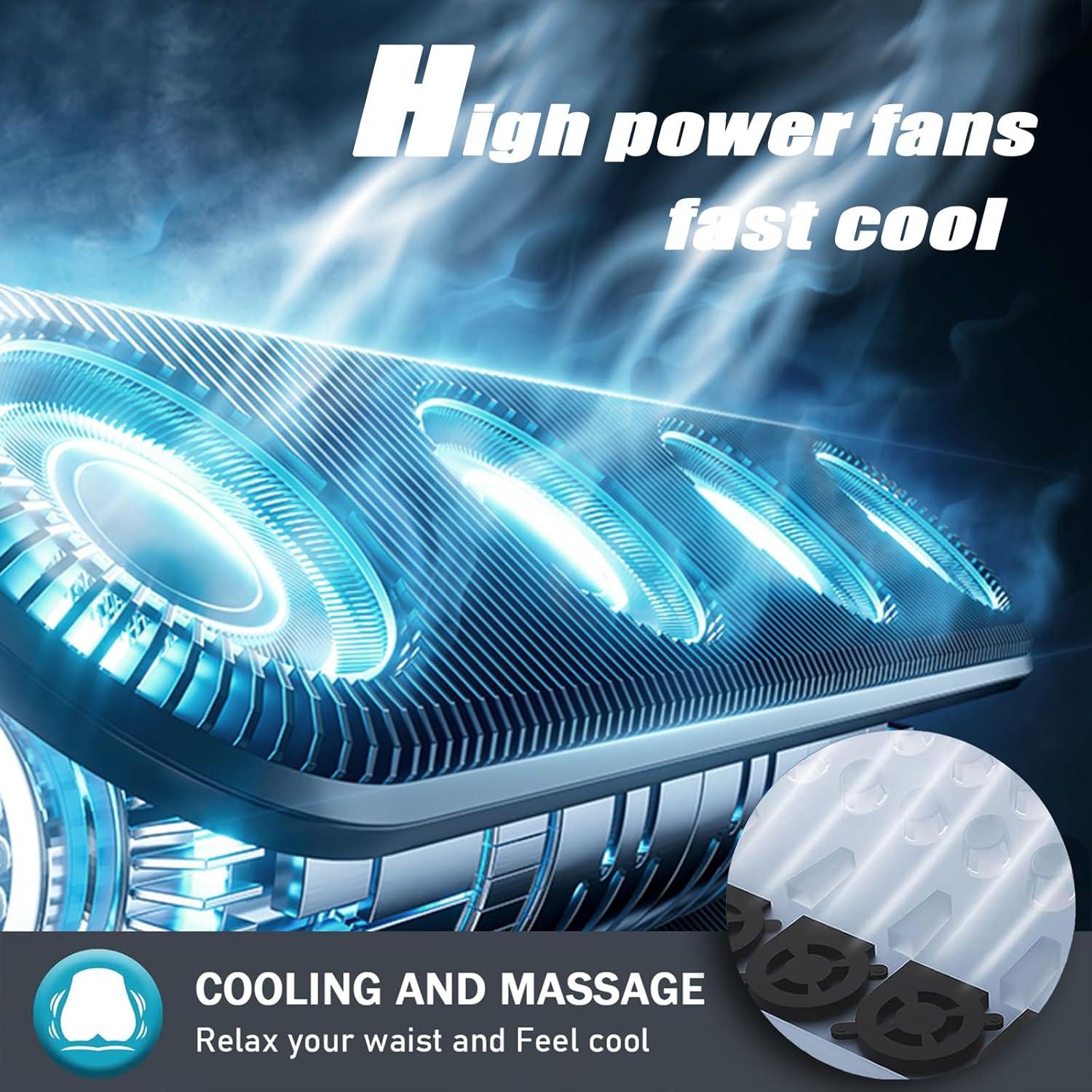 Almohadilla Enfriadora de Asiento VLFLG Ajuste Universal 12V