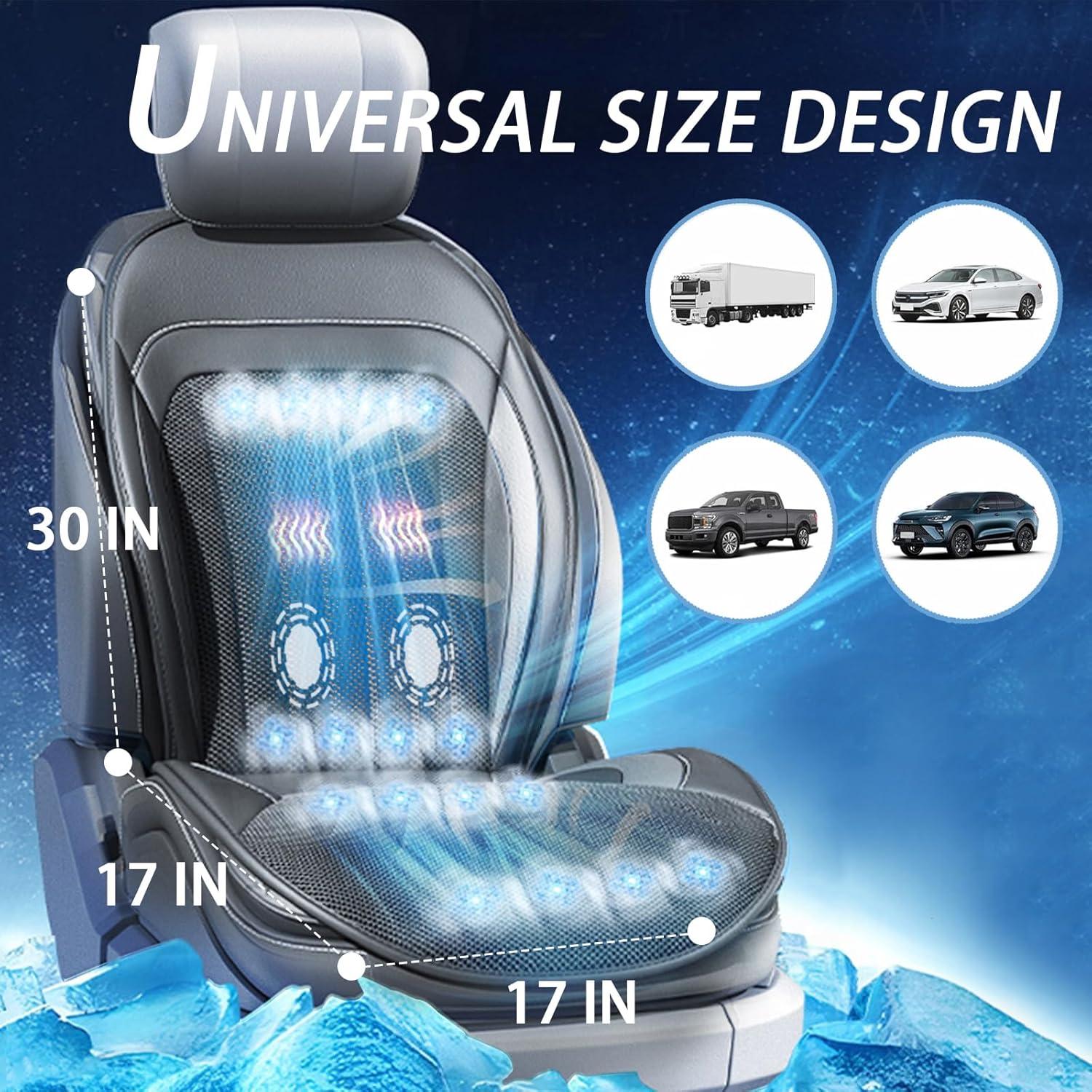 Almohadilla Enfriadora de Asiento VLFLG Ajuste Universal 12V