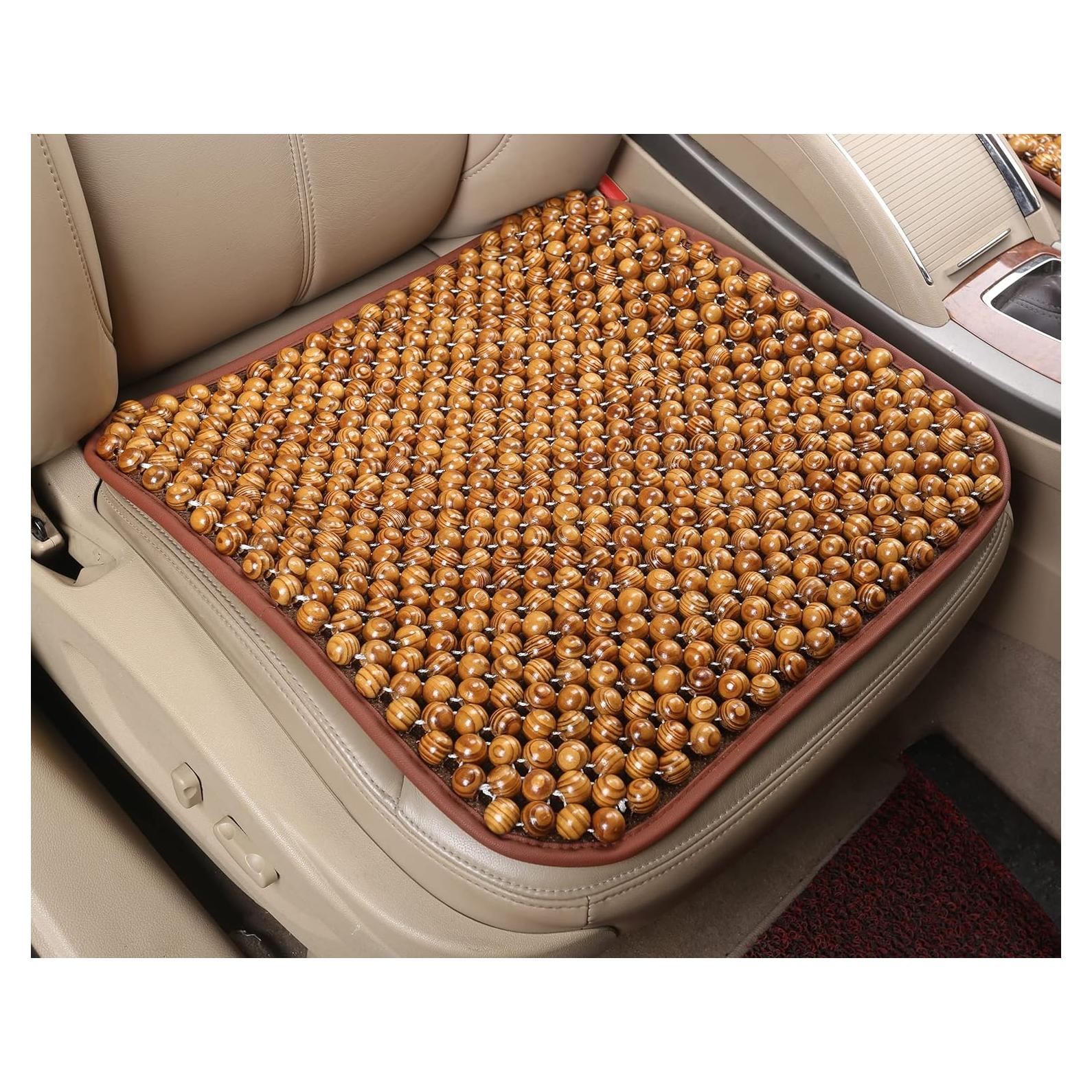 Cojín de Asiento KENNISI Verde Oliva 45x45 cm con Cuentas