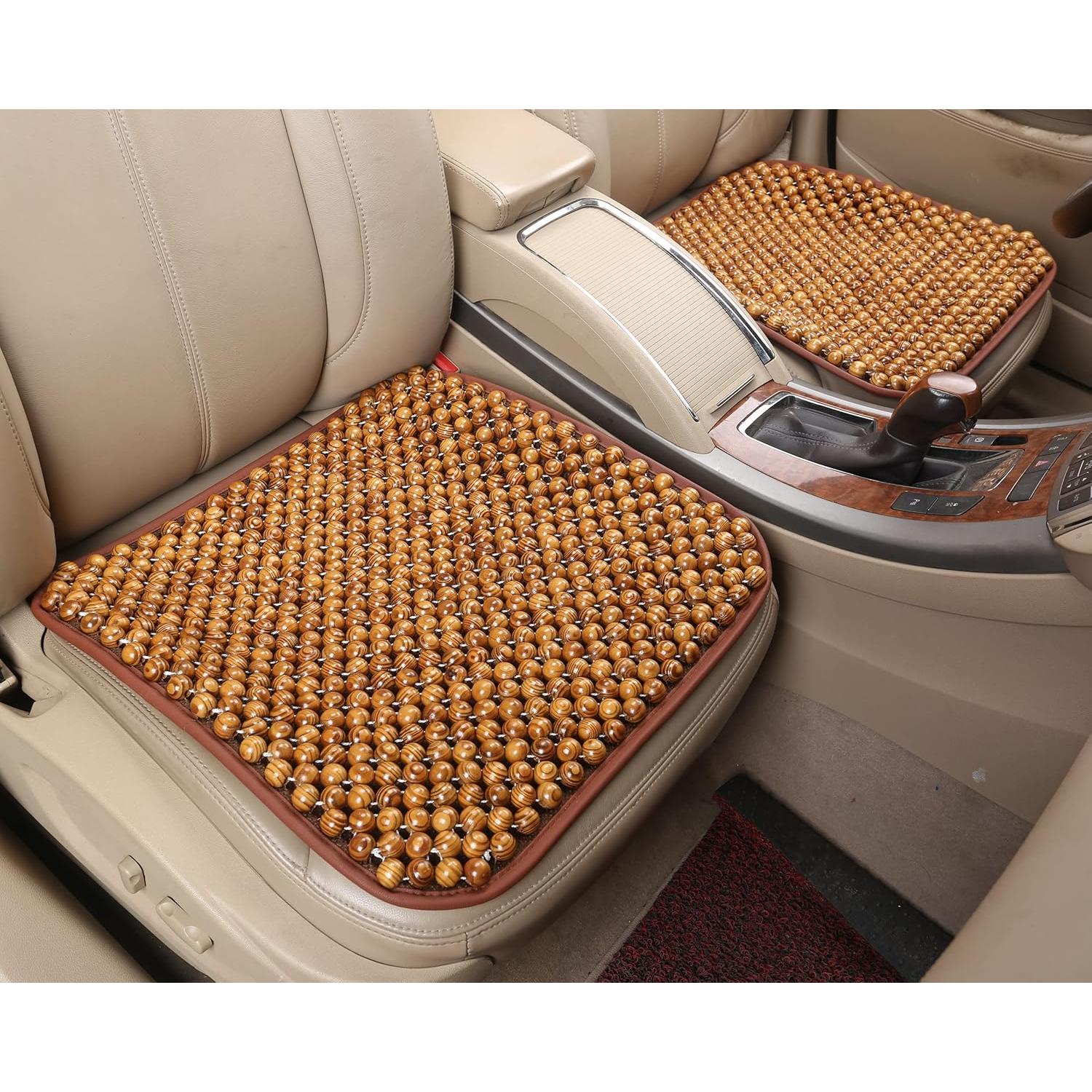 Cojín de Asiento KENNISI Verde Oliva 45x45 cm con Cuentas