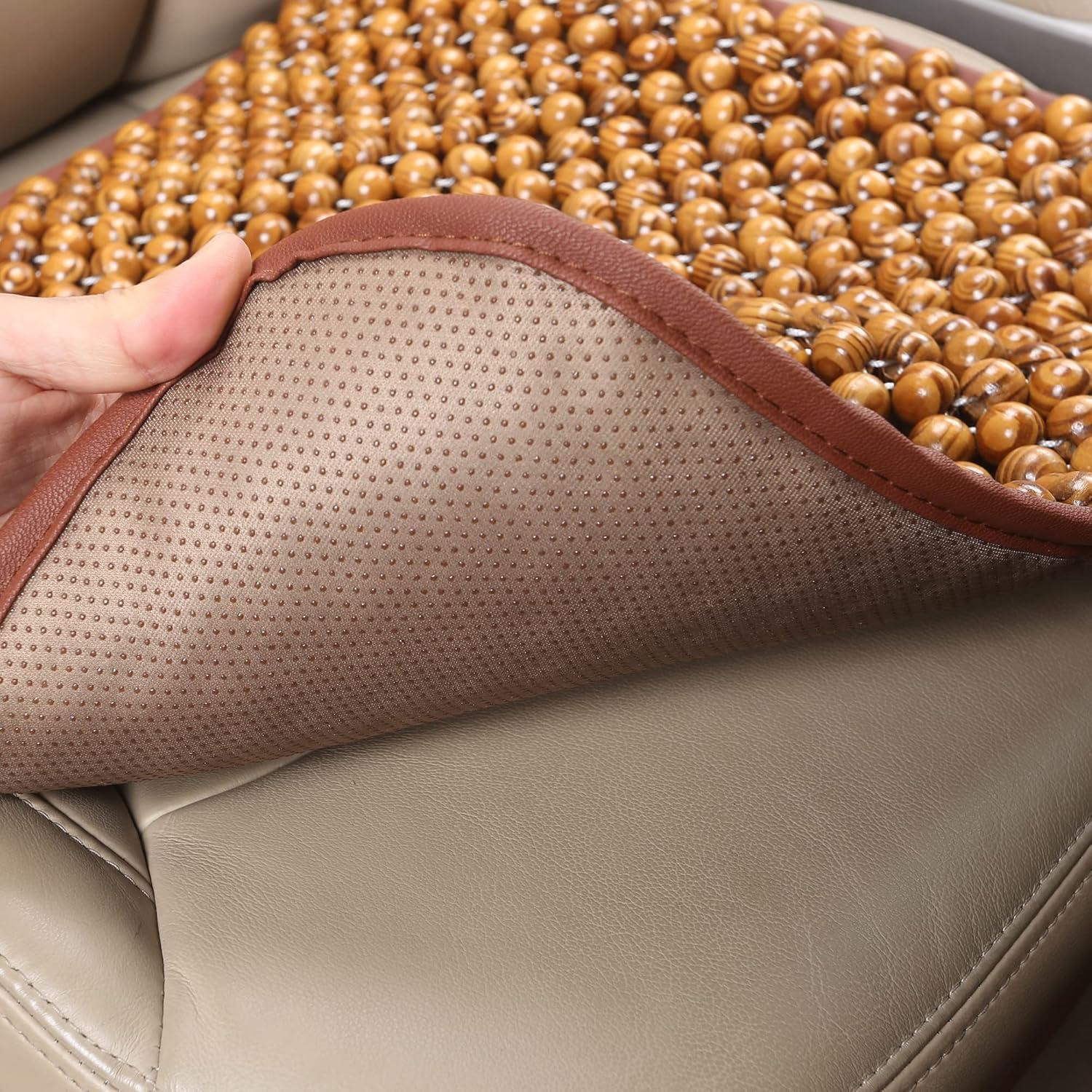 Cojín de Asiento KENNISI Verde Oliva 45x45 cm con Cuentas