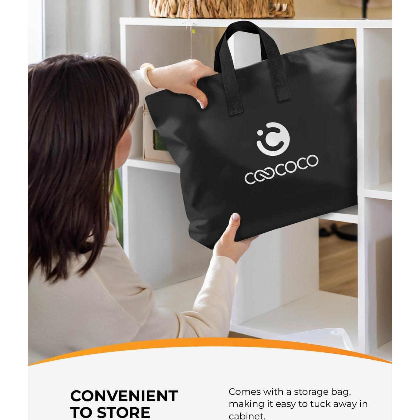 Masajeador de Espalda CooCoCo con Calor y Vibración 8 Motores