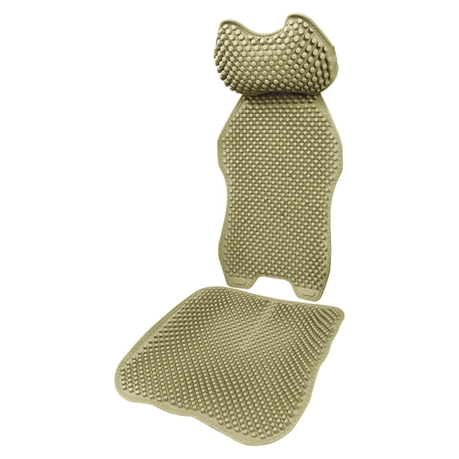 Juego de Fundas de Asiento de Coche D & K Exclusives Zen Drift Beige