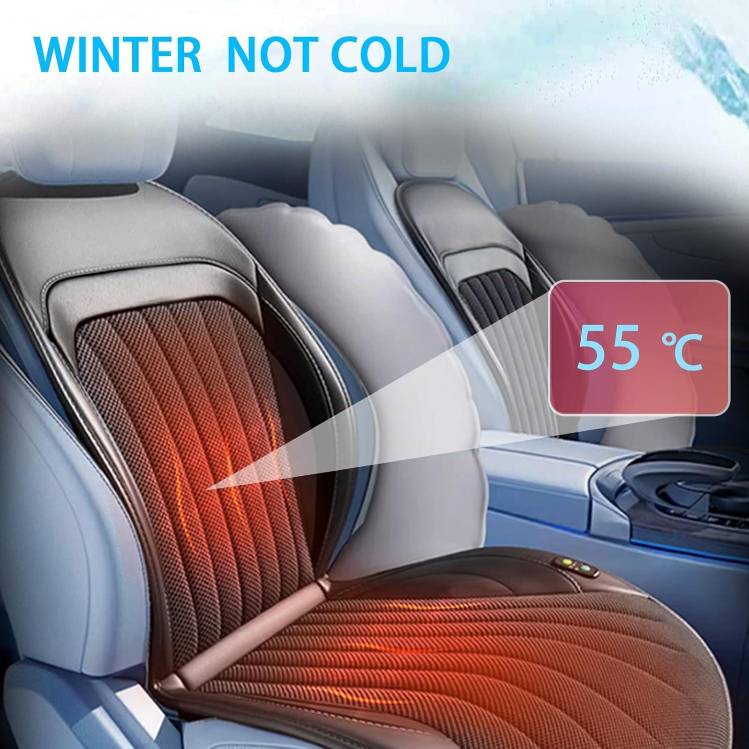 Funda de Asiento de Coche LGNORA Refrigerante y Masaje Negro