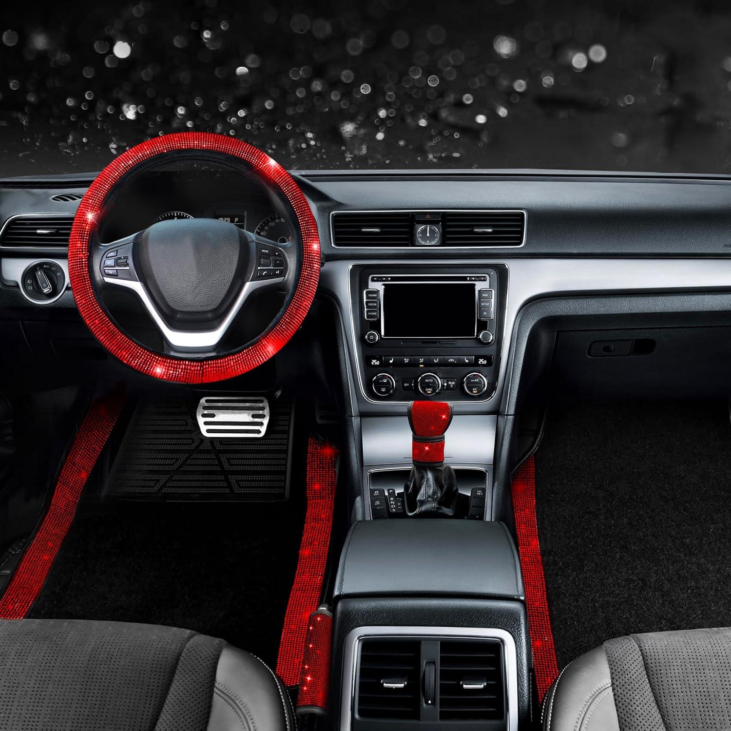 Cubierta de Volante Brillante Valleycomfy 15" con Accesorios