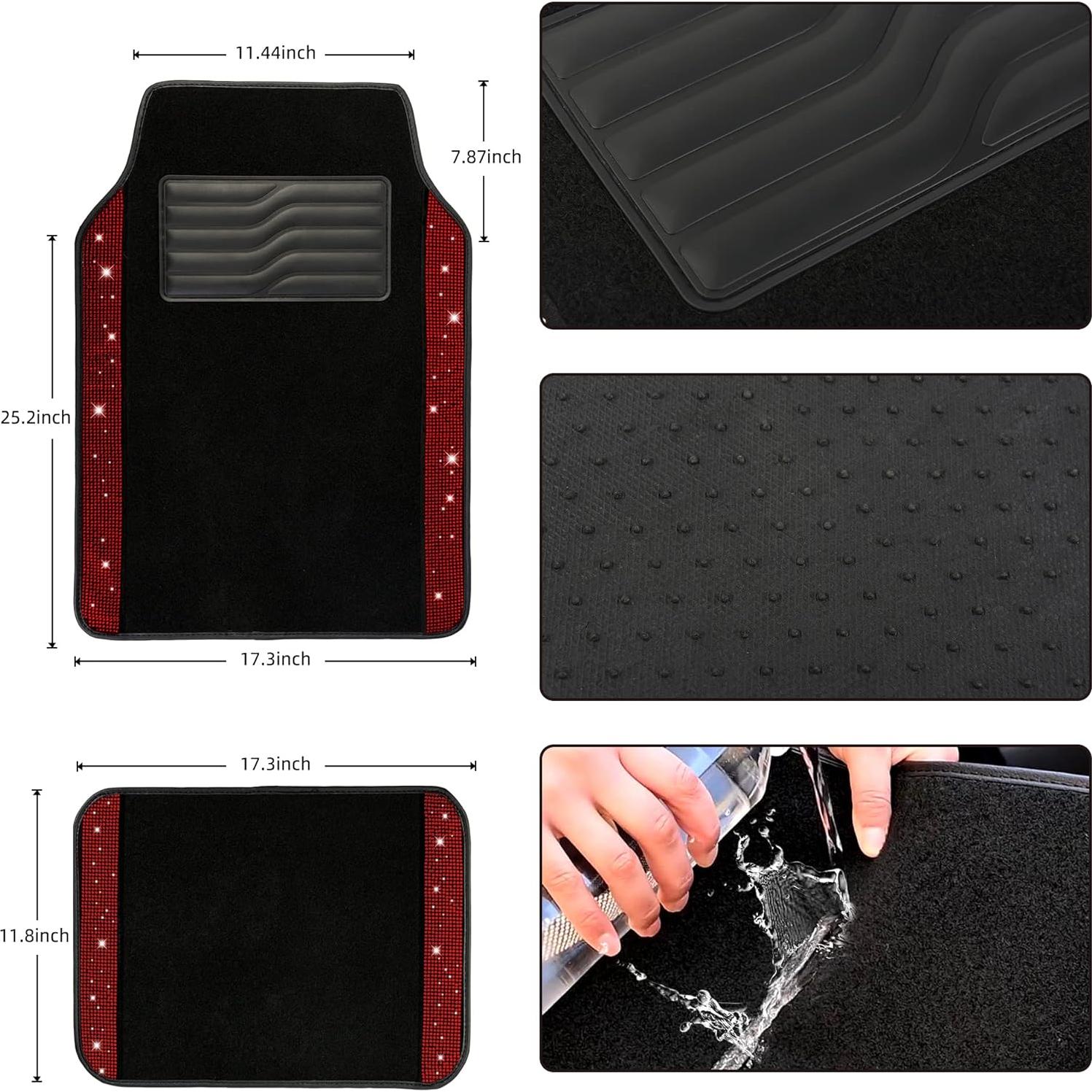 Cubierta de Volante Brillante Valleycomfy 15" con Accesorios