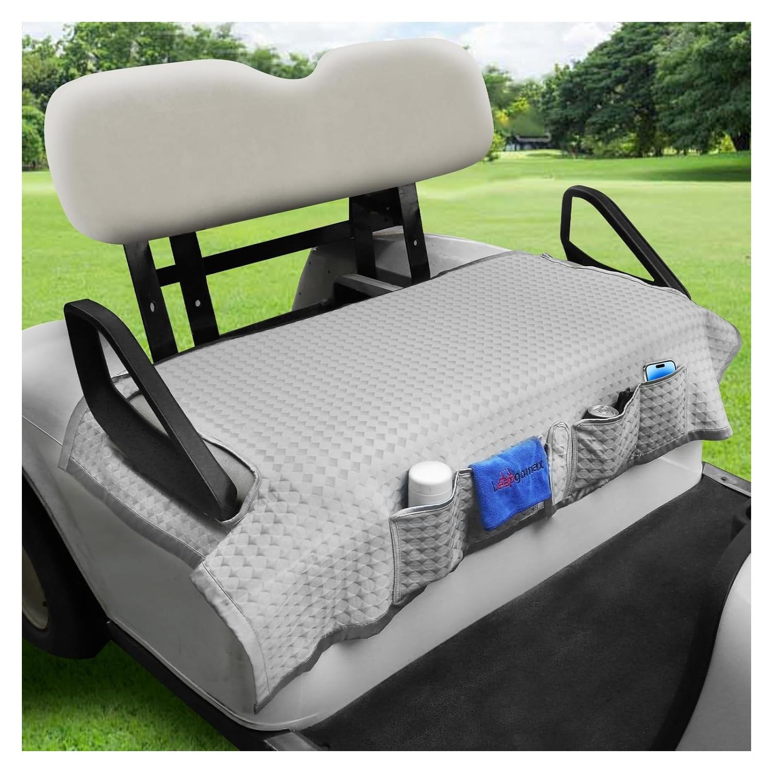 Cubierta de Asiento para Carro de Golf LEAPGOMAX Gris 125x74cm