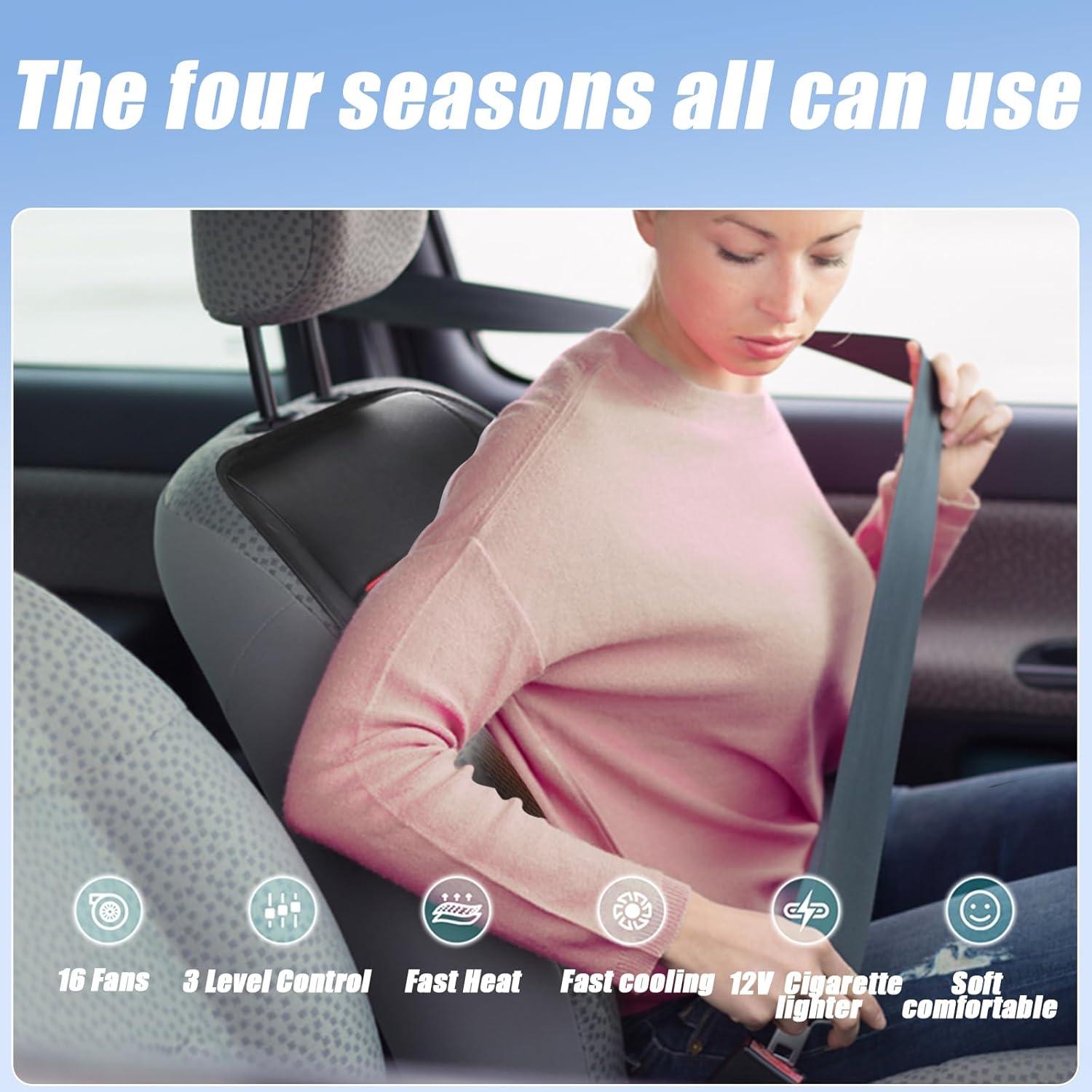Cubierta de Asiento de Coche LGNORA con Enfriamiento y Masaje