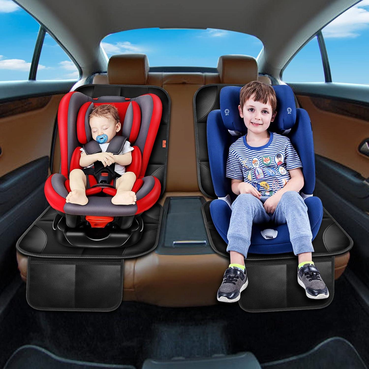 Protector de Asiento de Coche XHYANG Negro 2 Pack Impermeable