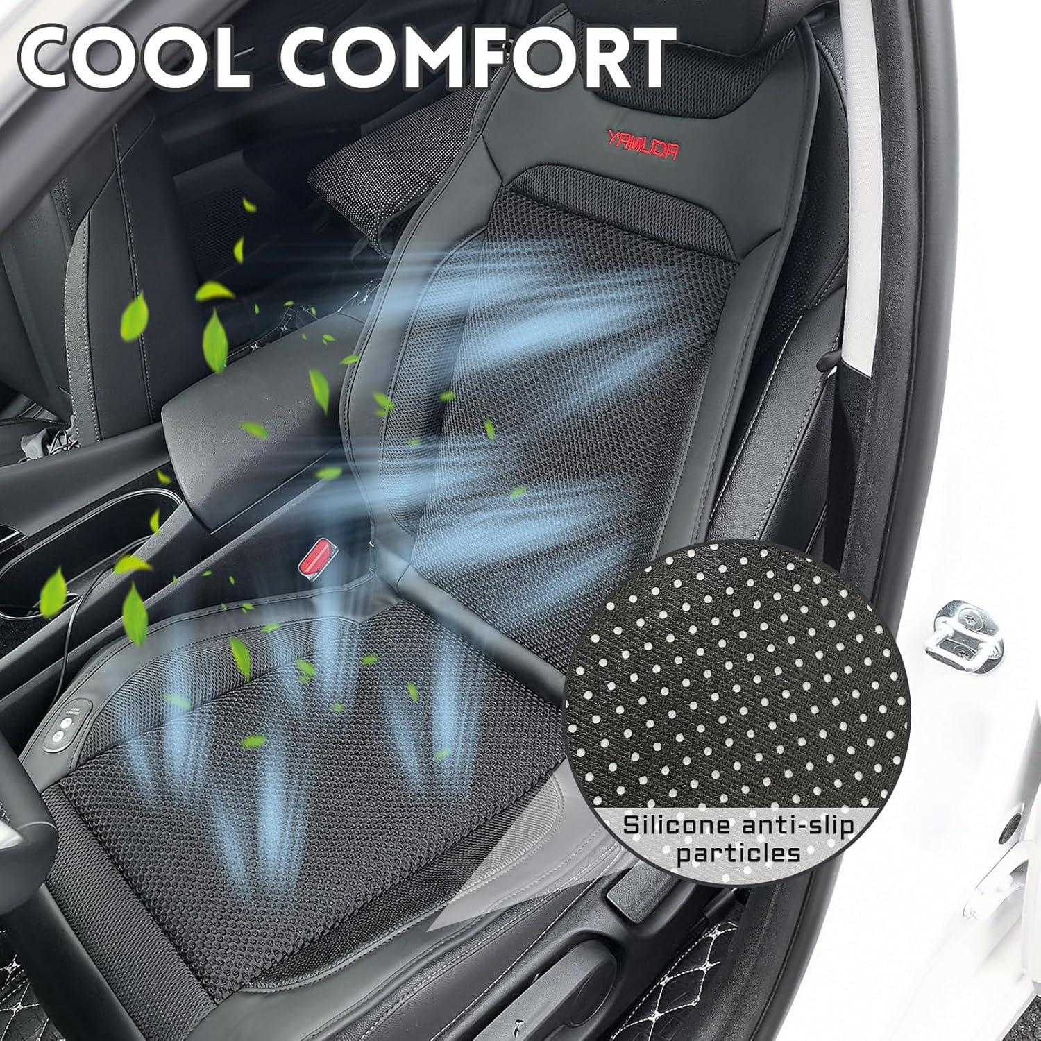 Cojín de Asiento YAMUDA con Ventilación y Masaje 4 Puntos