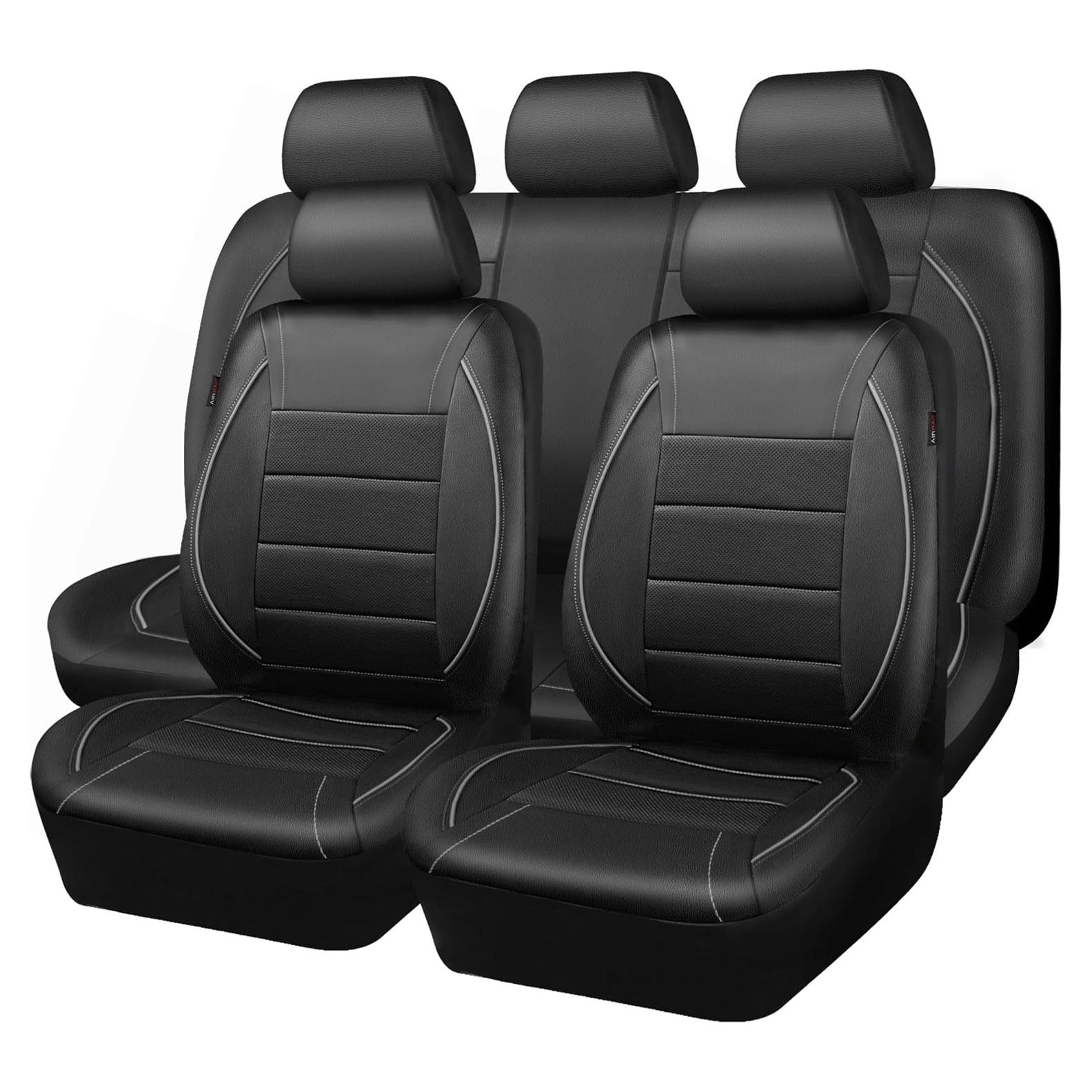 Funda de Asiento de Coche CAR PASS Universal Negro y Gris