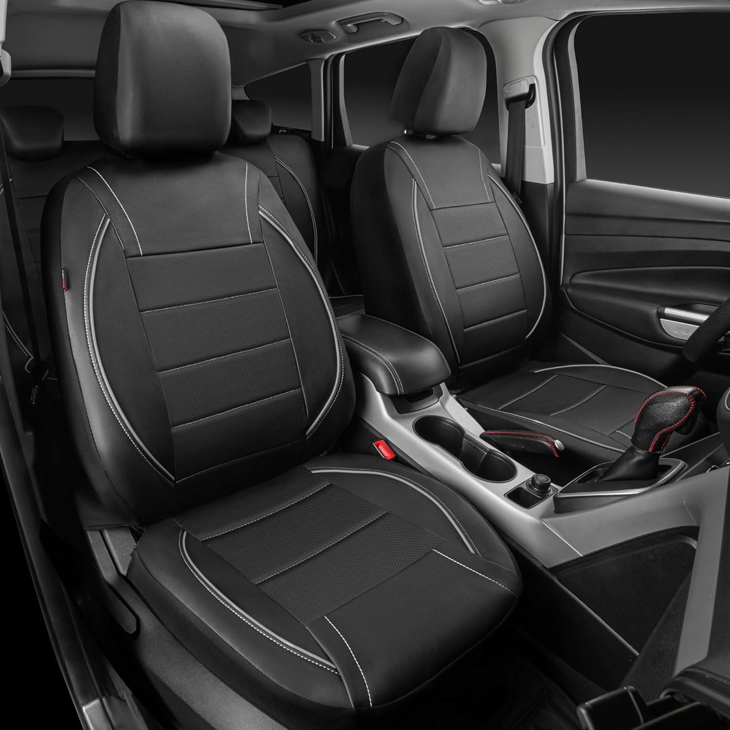 Funda de Asiento de Coche CAR PASS Universal Negro y Gris