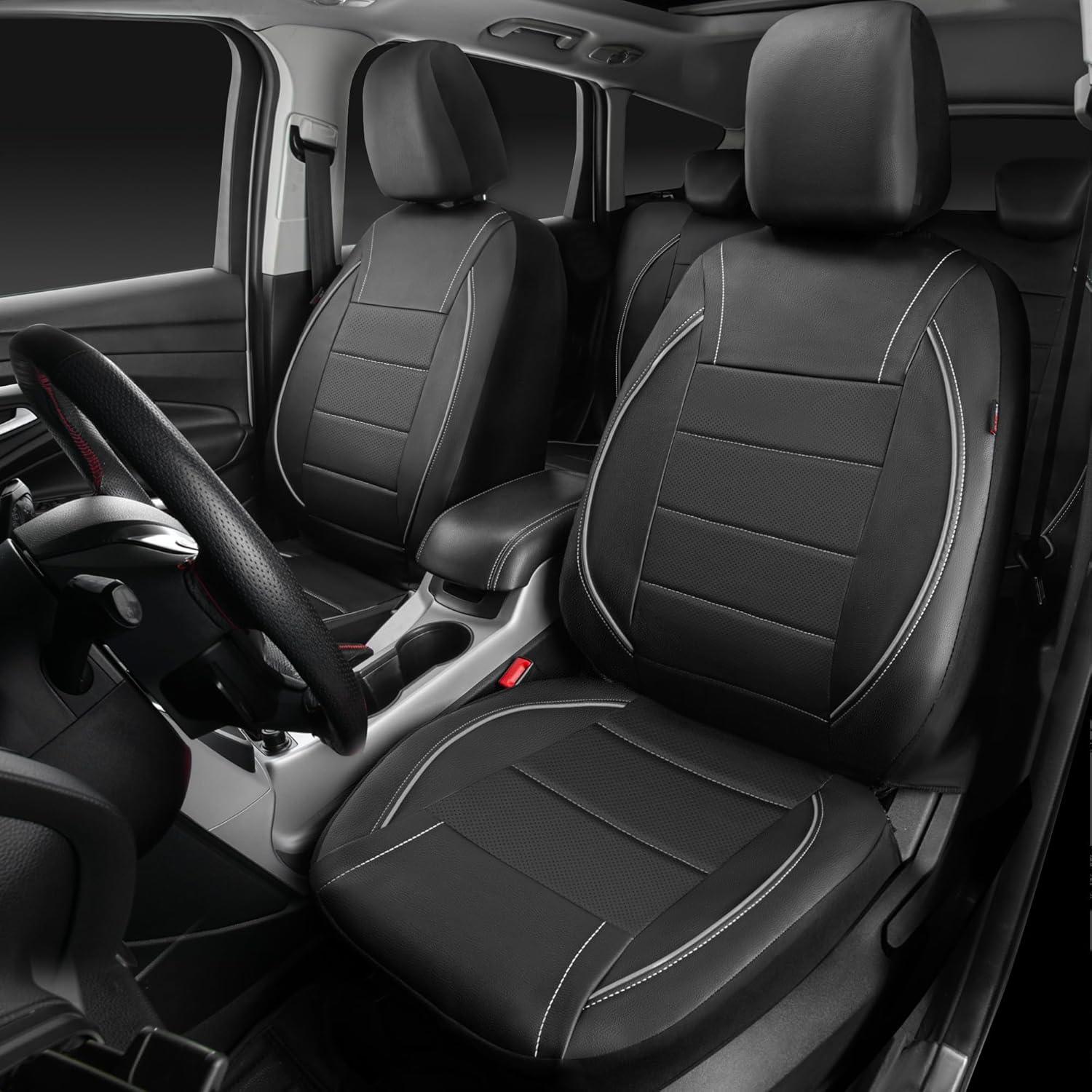 Funda de Asiento de Coche CAR PASS Universal Negro y Gris