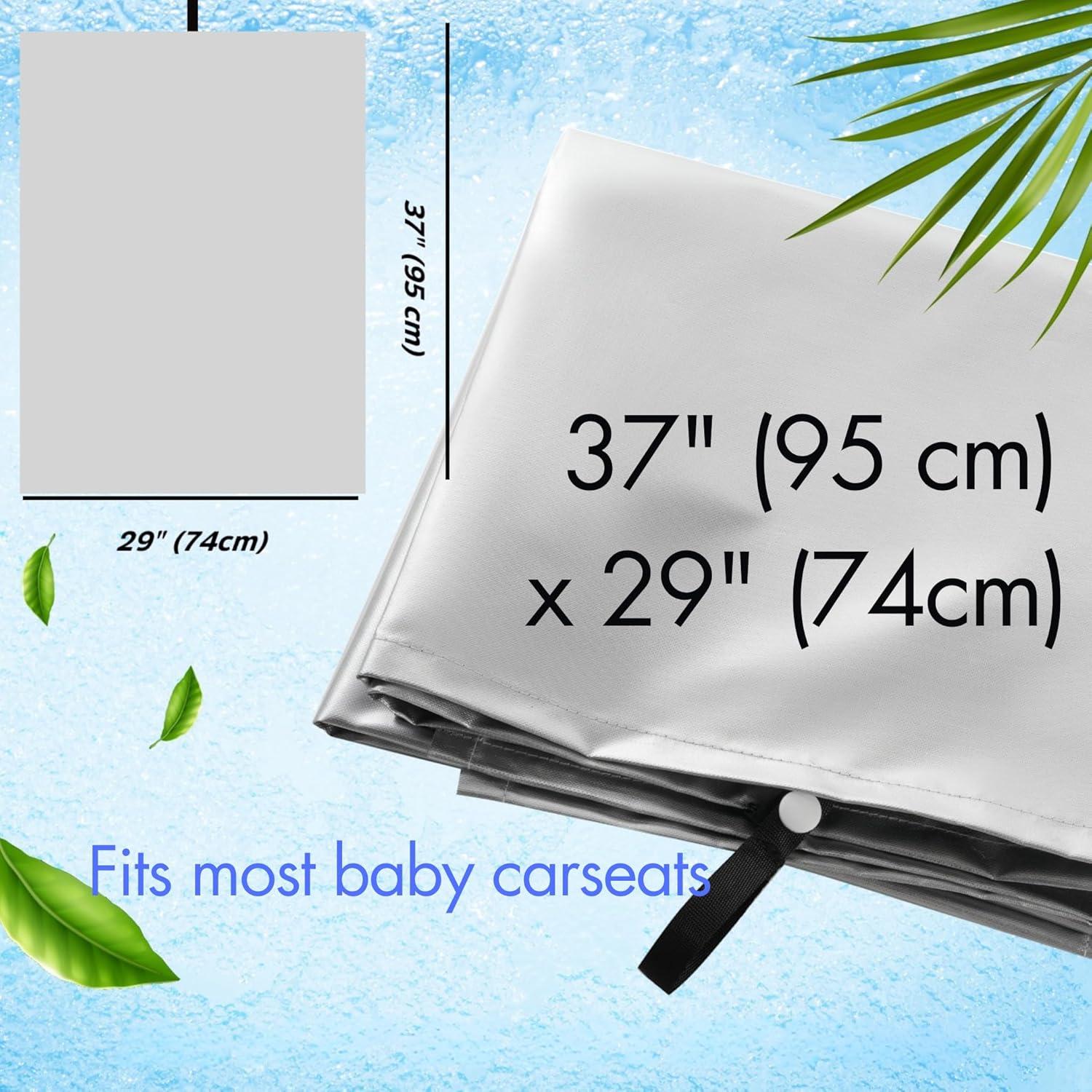 Cubierta de Sombra para Asiento de Auto VisionKids 94x74cm