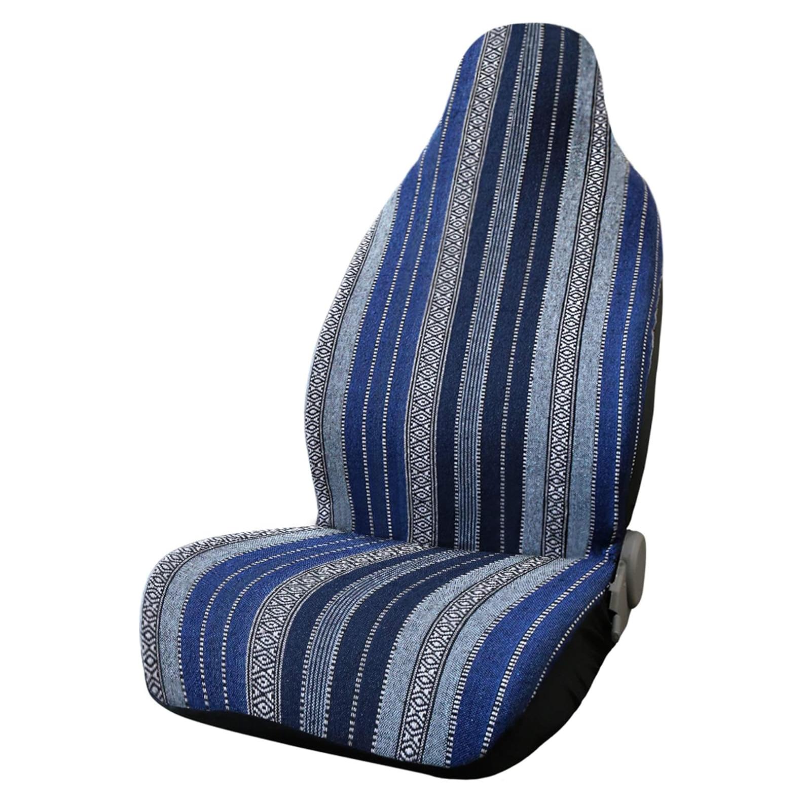 Funda de Asiento Baja Universal uxcell Azul Marino 32x32 cm