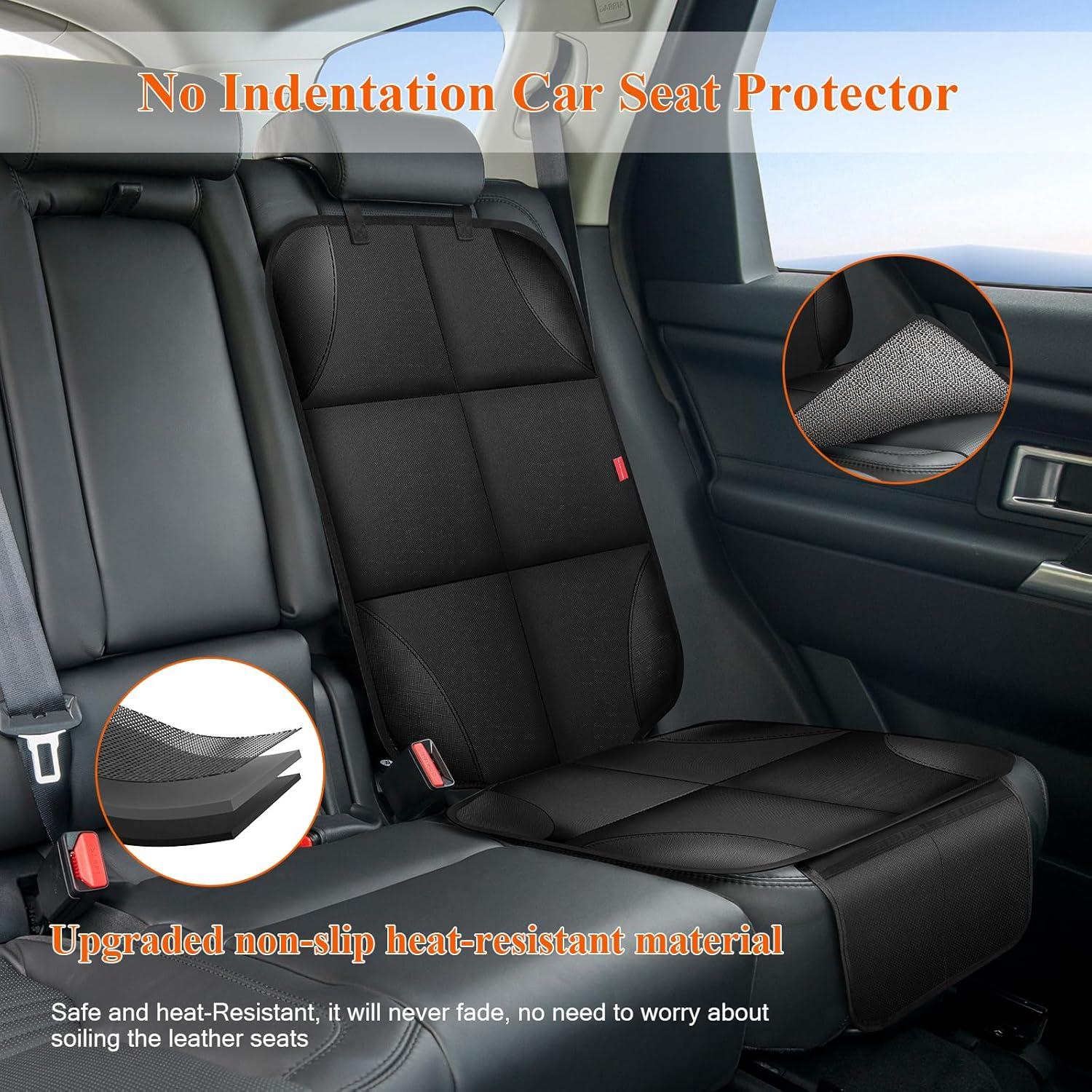 Protector de Asiento de Coche OCCKAI Negro 600D Impermeable