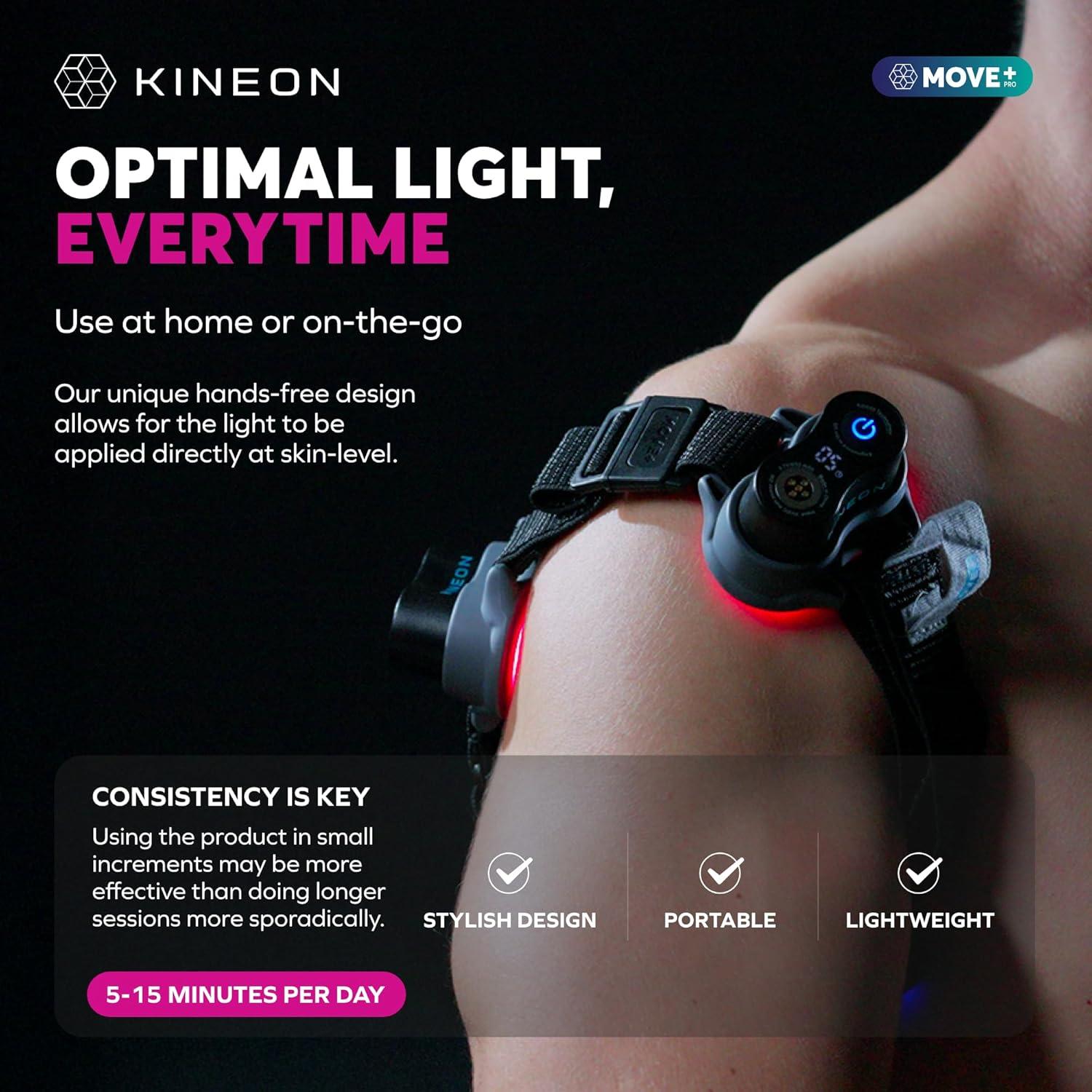 MOVE+ Pro Luz LED Roja - Portátil y Manos Libres - Bienestar