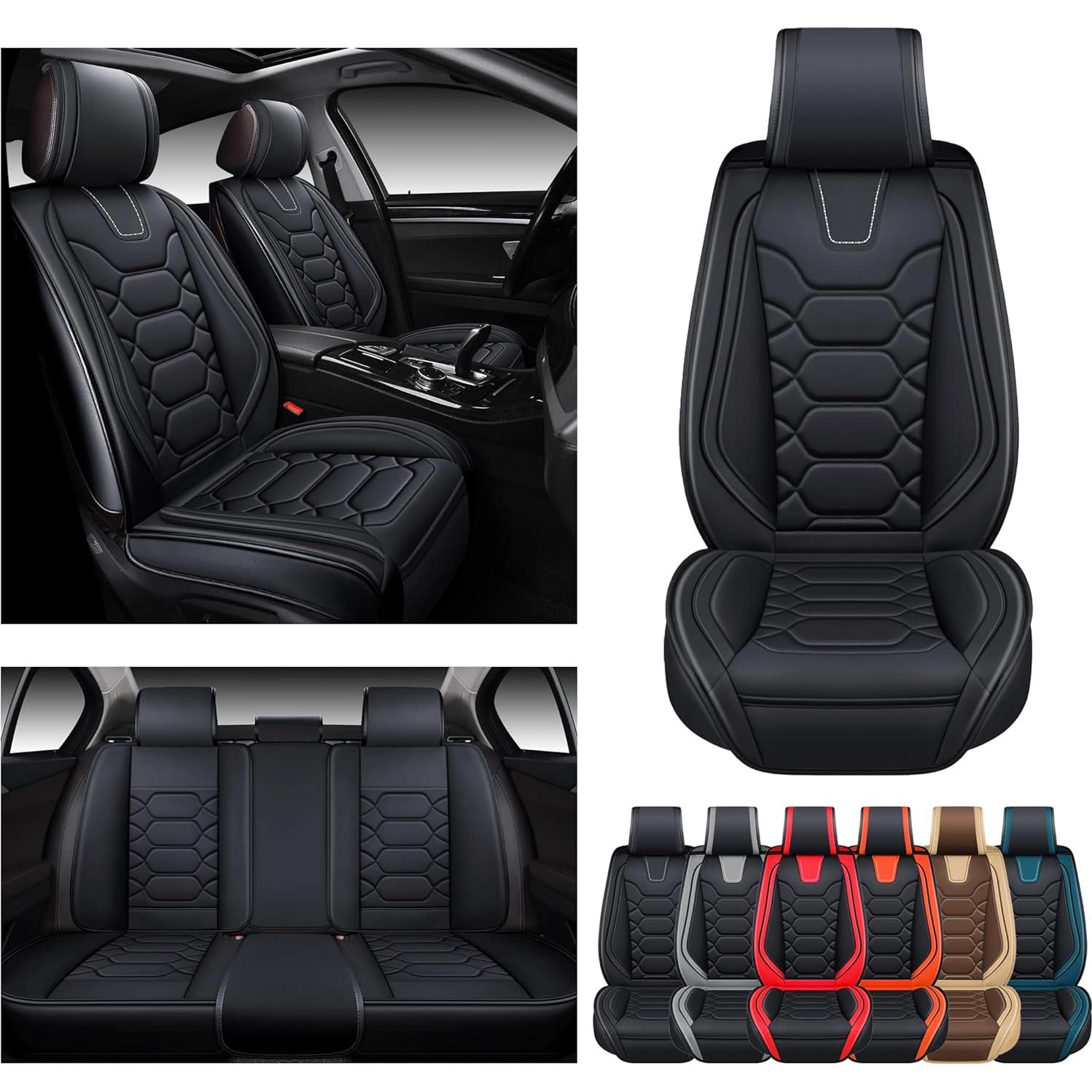 Funda de Asientos para Auto OASIS AUTO OS-004 Negra Impermeable